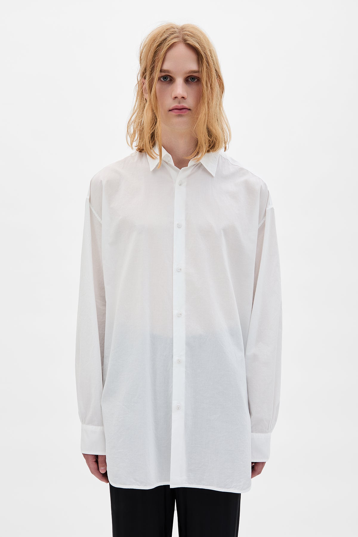 ANN DEMEULEMEESTER 25ss 長袖シャツ NEW IN!! ANN DEMEULEMEESTER 25AW MARK HIGH COMFORT SHIRT