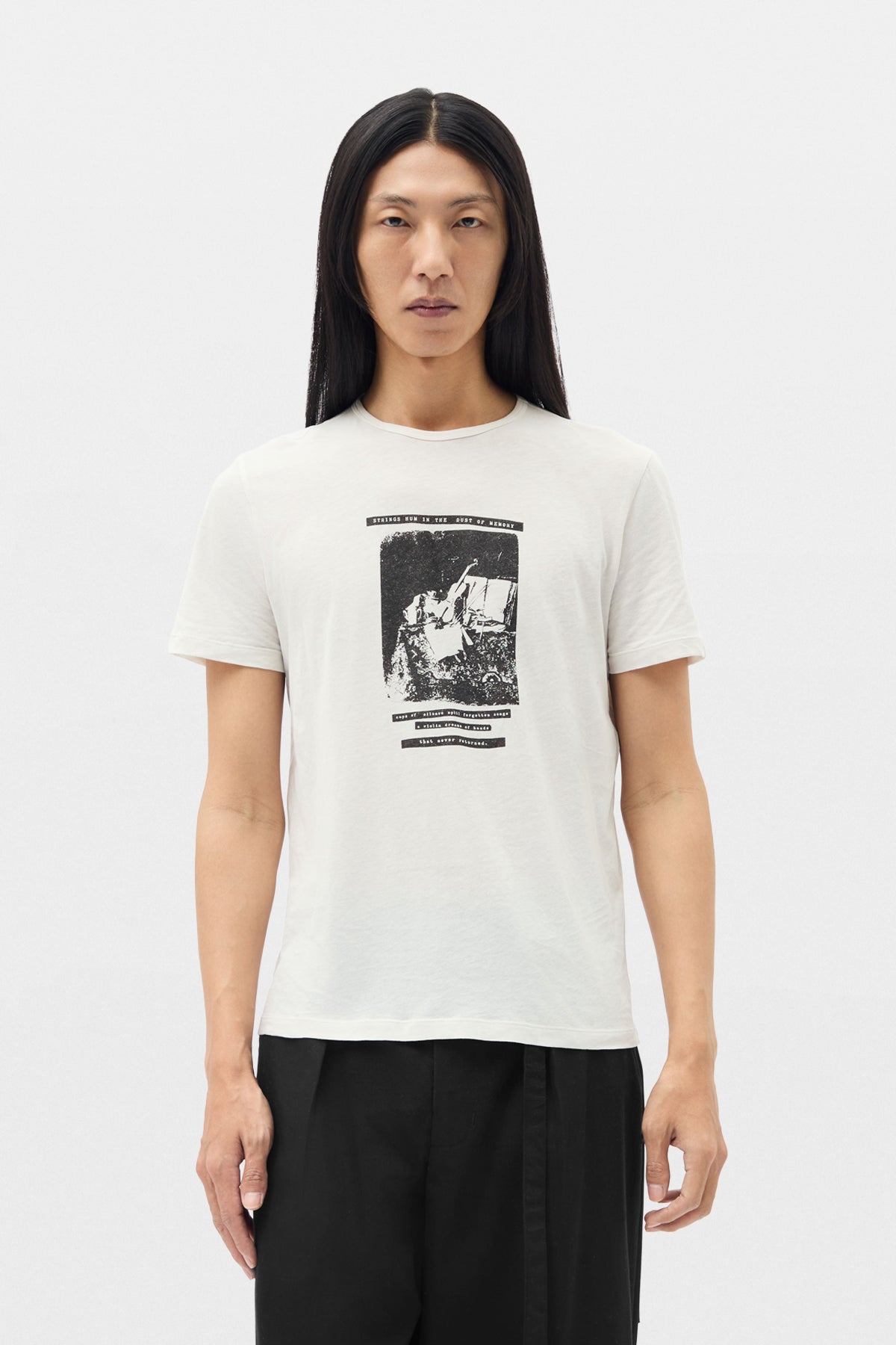 Ann Demeulemeester 23AW BAPTIST Tシャツ Baptist T-Shirt with Print – Ann Demeulemeester