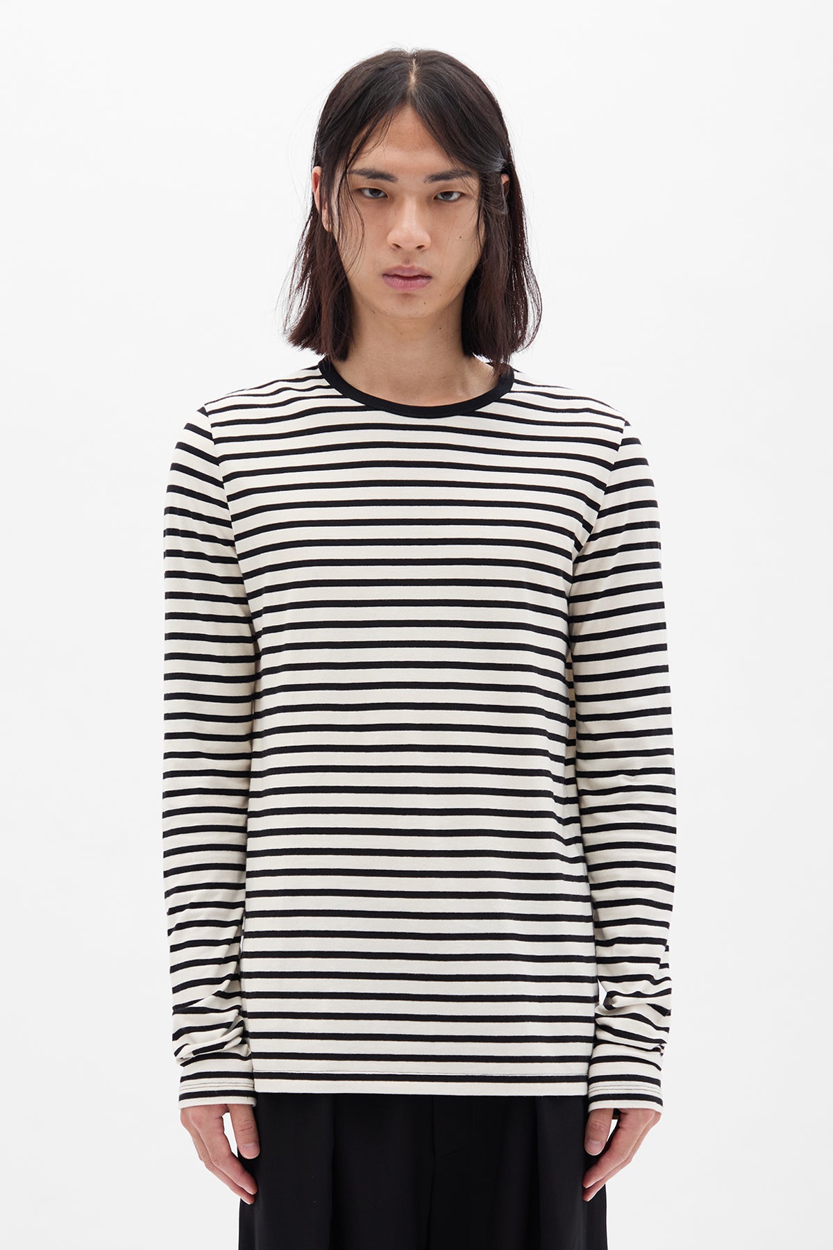 Greg Striped Long-Sleeve T-Shirt – Ann Demeulemeester