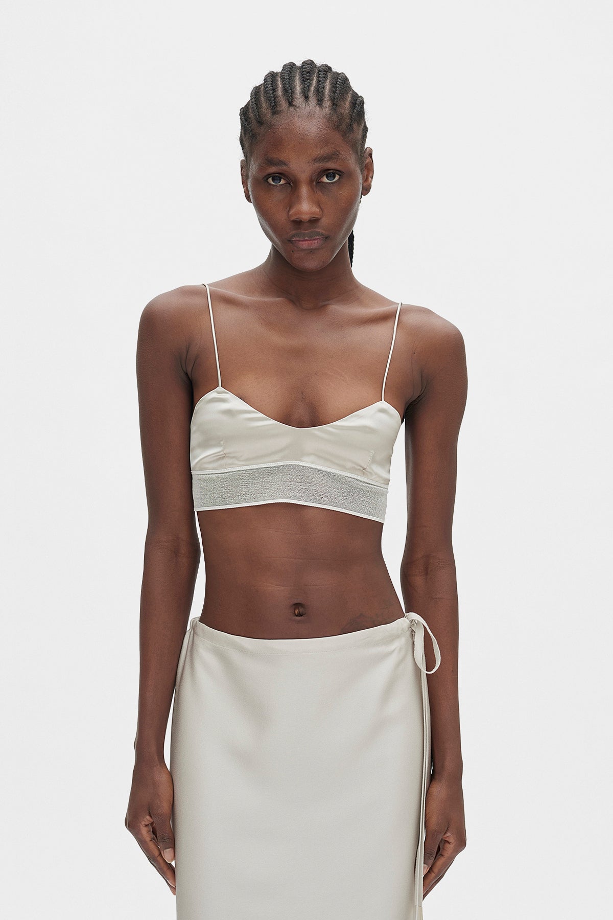 ANN DEMEULEMEESTER rayon×silk sier top ANN DEMEULEMEESTER rayon×silk sier top - メルカリ