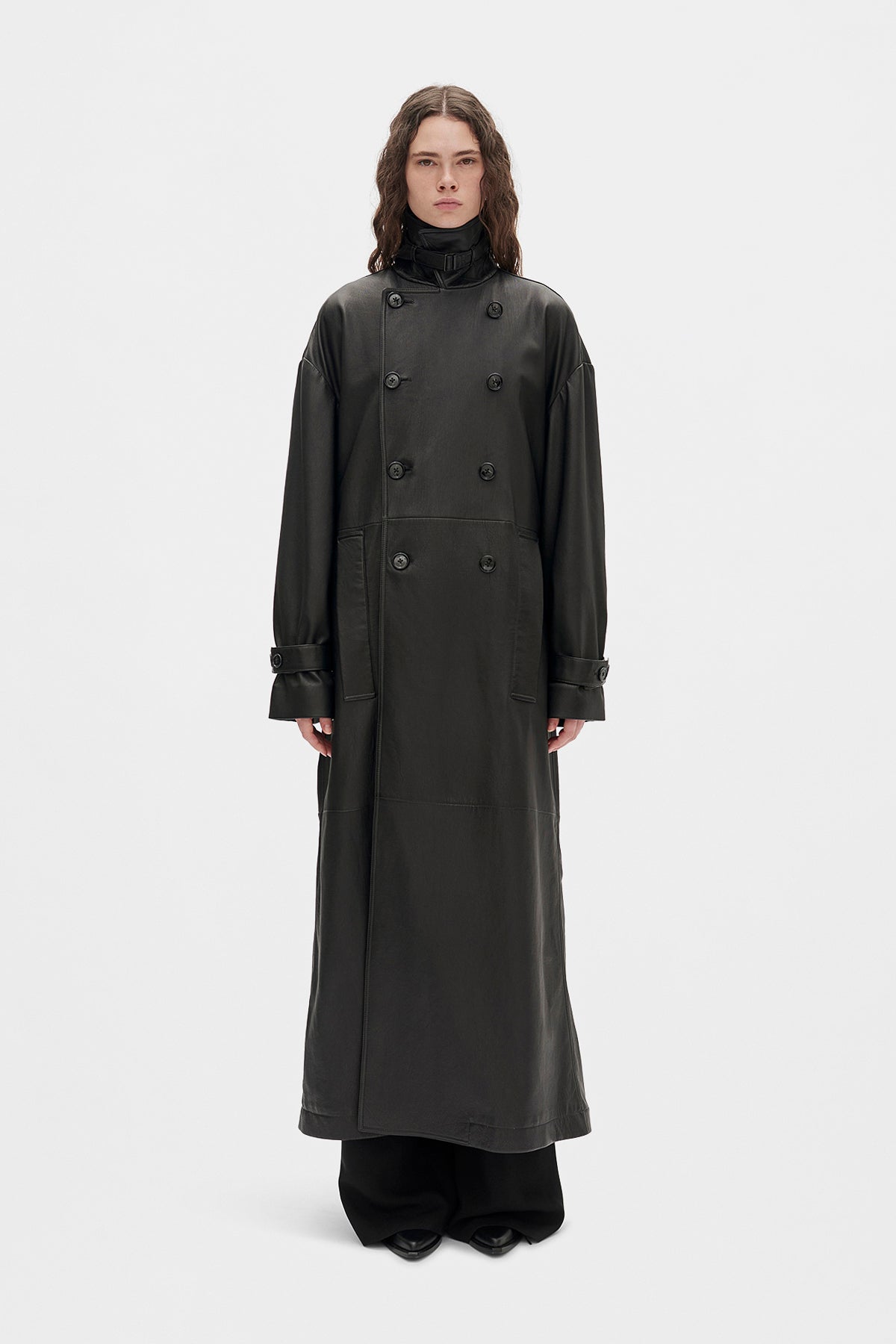 ANN DEMEULEMEESTER トレンチコート XS 90s-00s ANN DEMEULEMEESTER