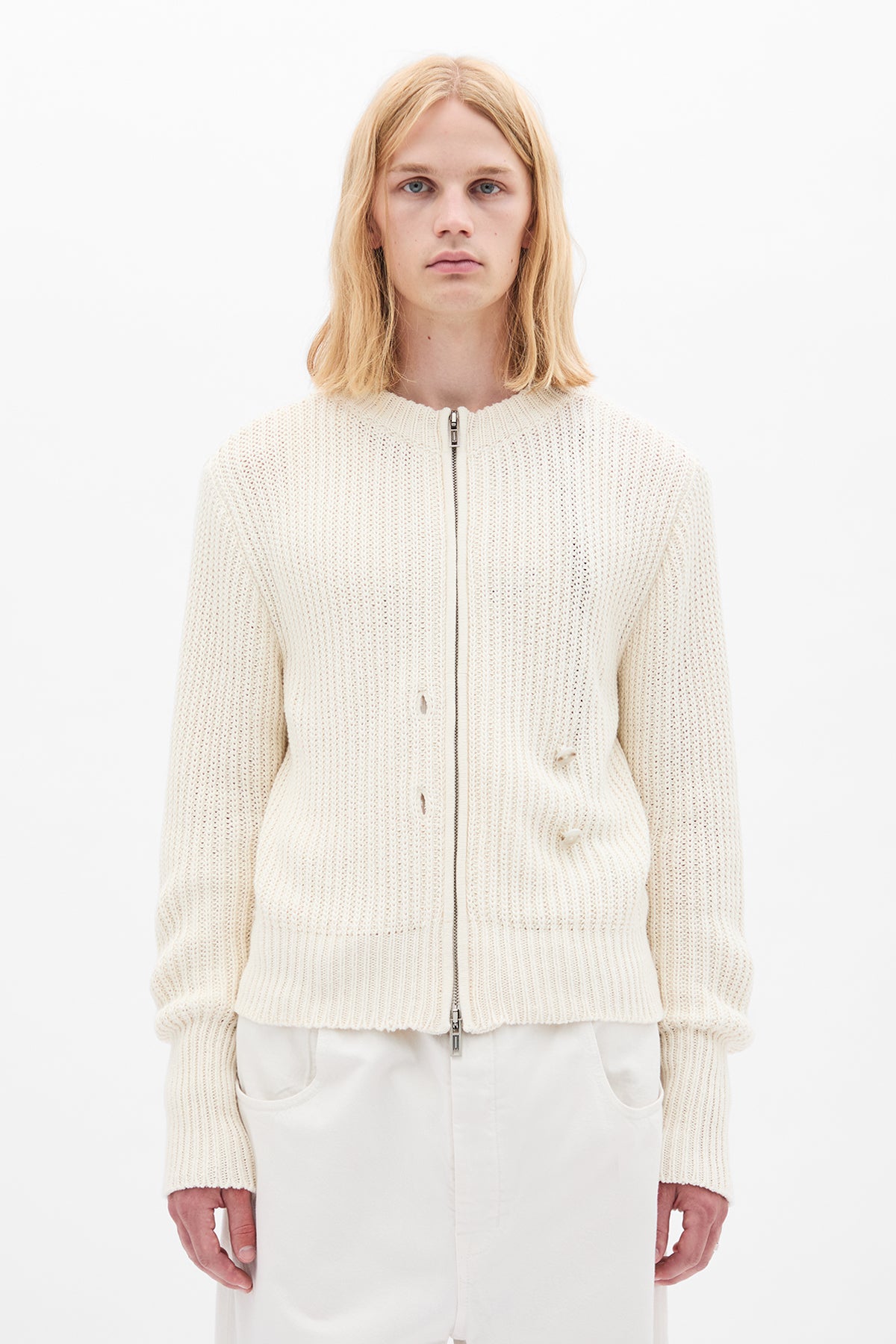Ismael Zipped Knit Bomber – Ann Demeulemeester Ismael Zipped Knit Bomber – Ann Demeulemeester