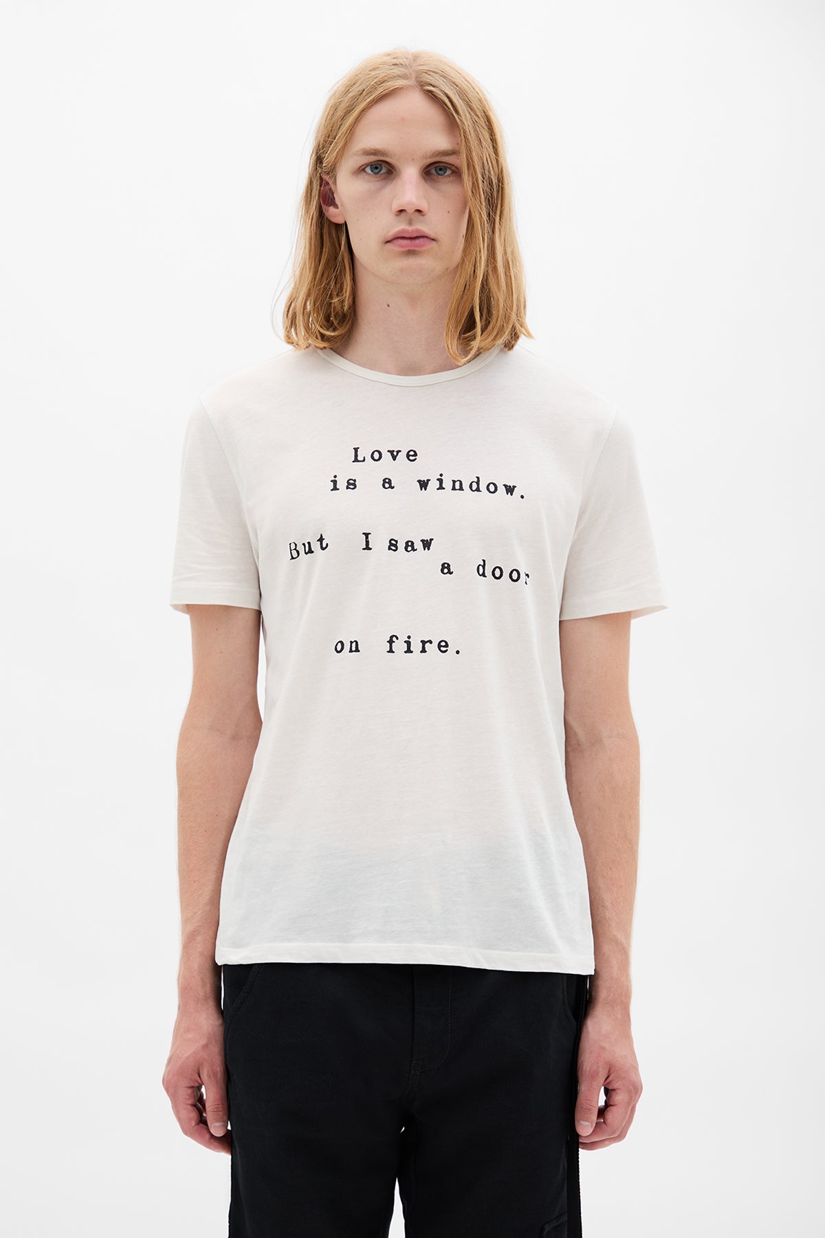 Baptist ''Love is a Window'' Standard T-Shirt – Ann Demeulemeester