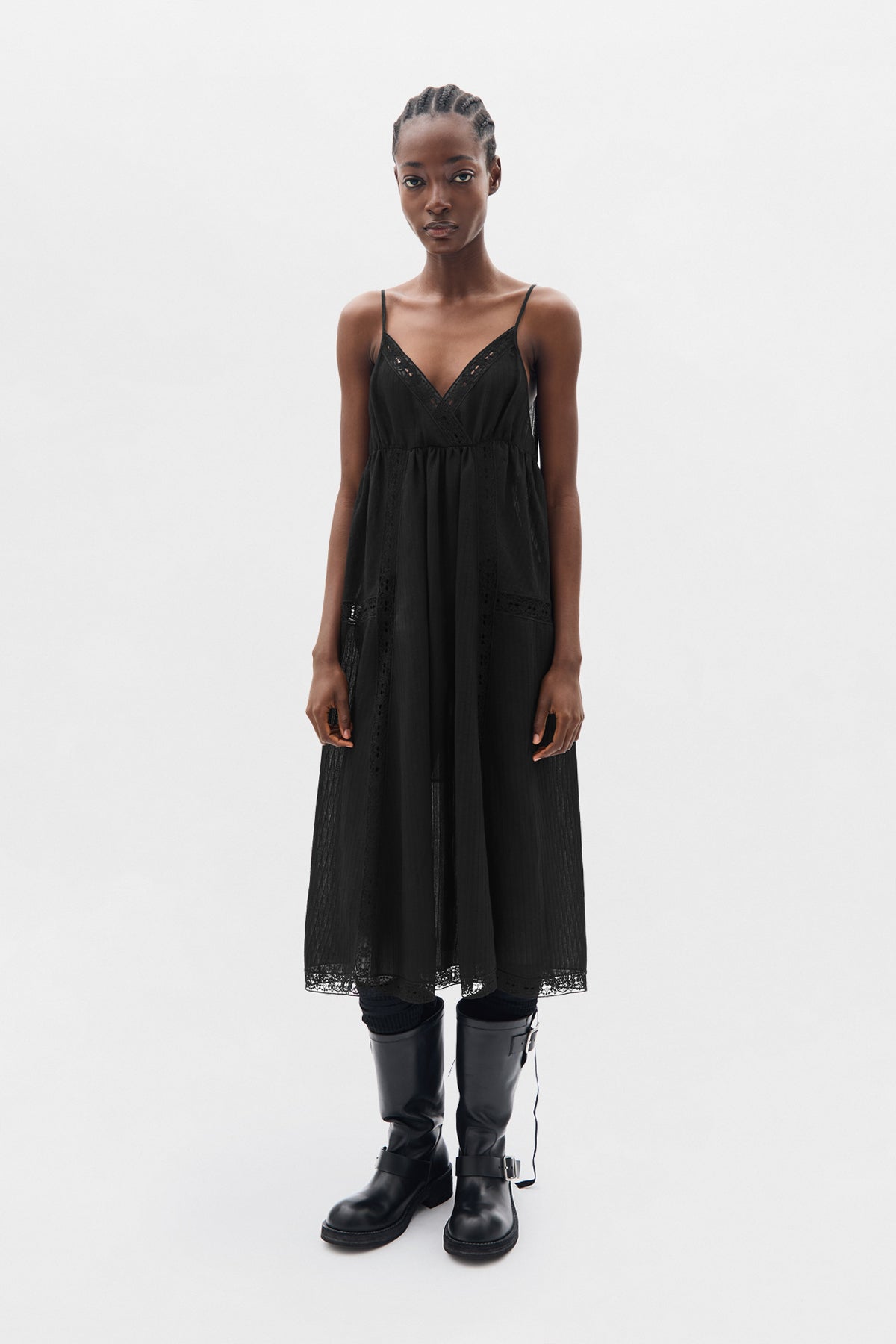 Elen Negligé Midi Dress – Ann Demeulemeester