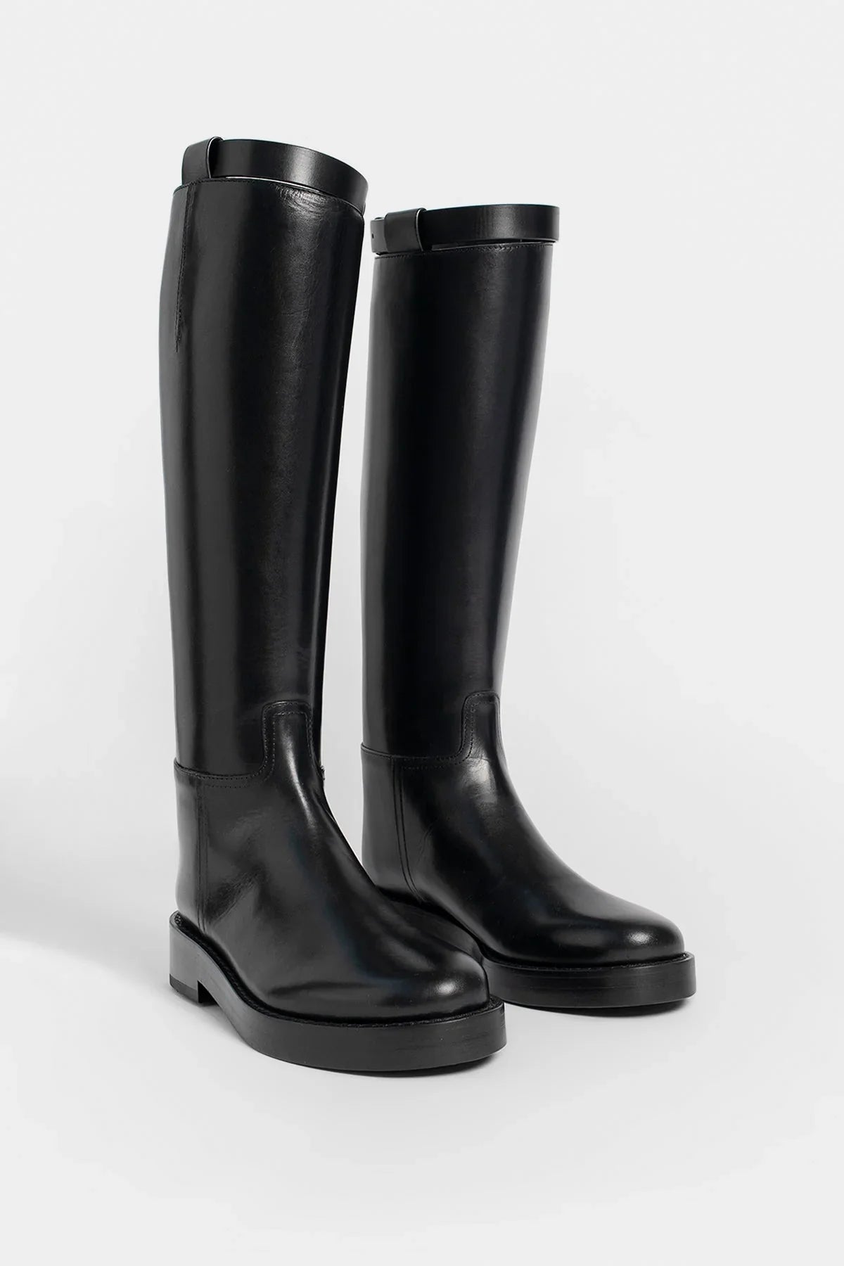 LMUIPMAA Bottes d'équitation montantes à fermeture éclair pour homme, Noir, 5 LMUIPMAA Bottes d'équitation montantes à fermeture éclair pour homme, Noir, 5