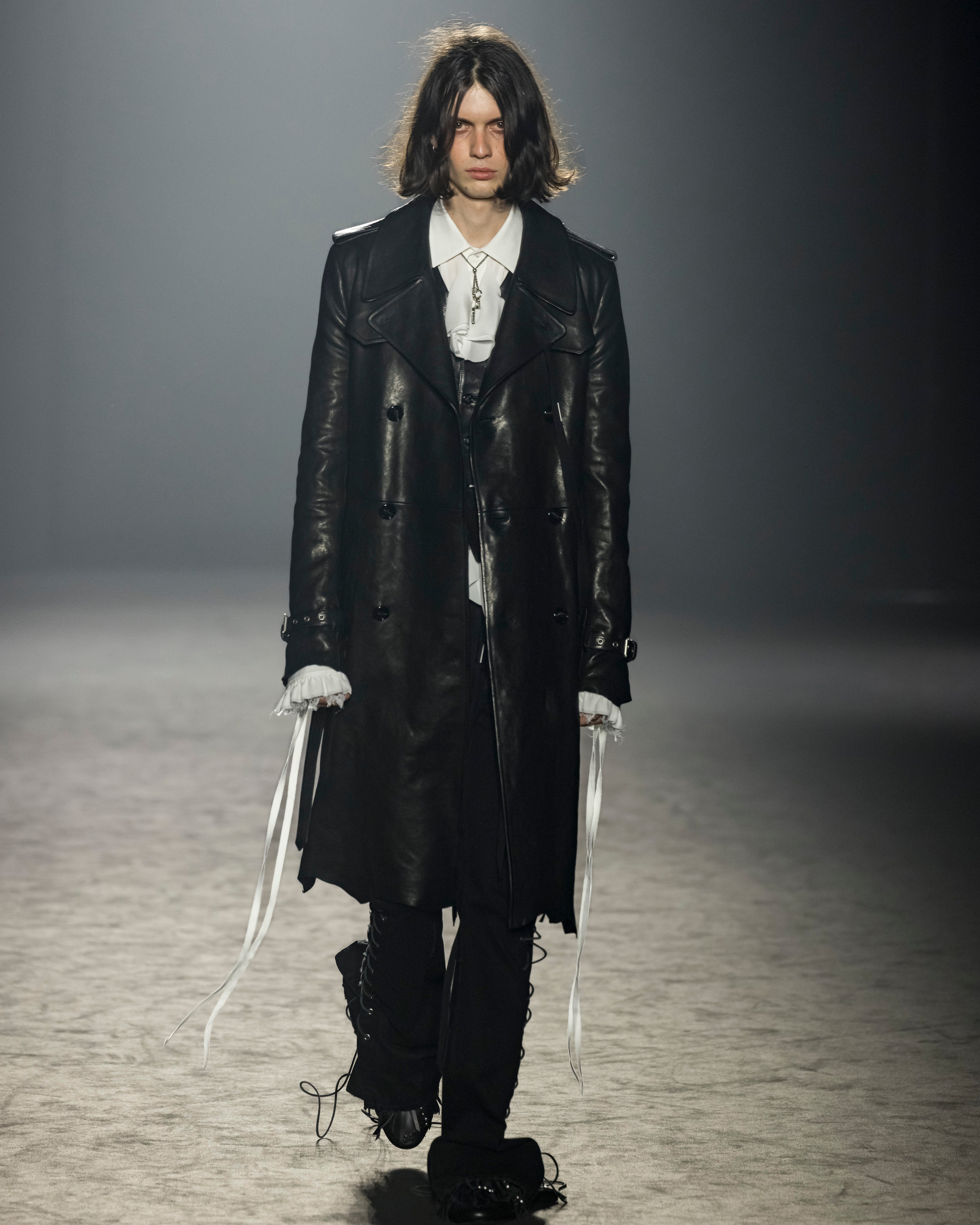 d*9様 ARCHIVE Ann Demeulemeester2003年WILD Ann Demuelemeester Fall 2003 Combat Zip Long Boots 37 – Dusty Archive