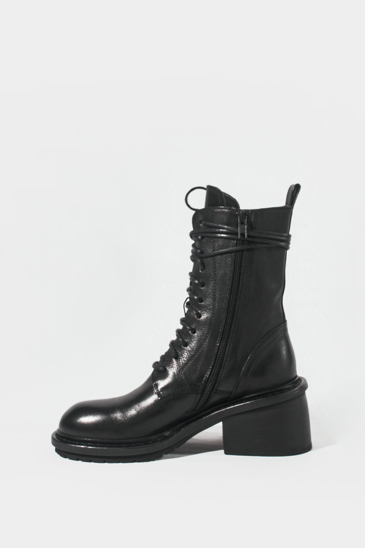 ANNDEMEULEMEESTER
 アンドゥムルメステール 希少ストール Combat Boots – Ann Demeulemeester