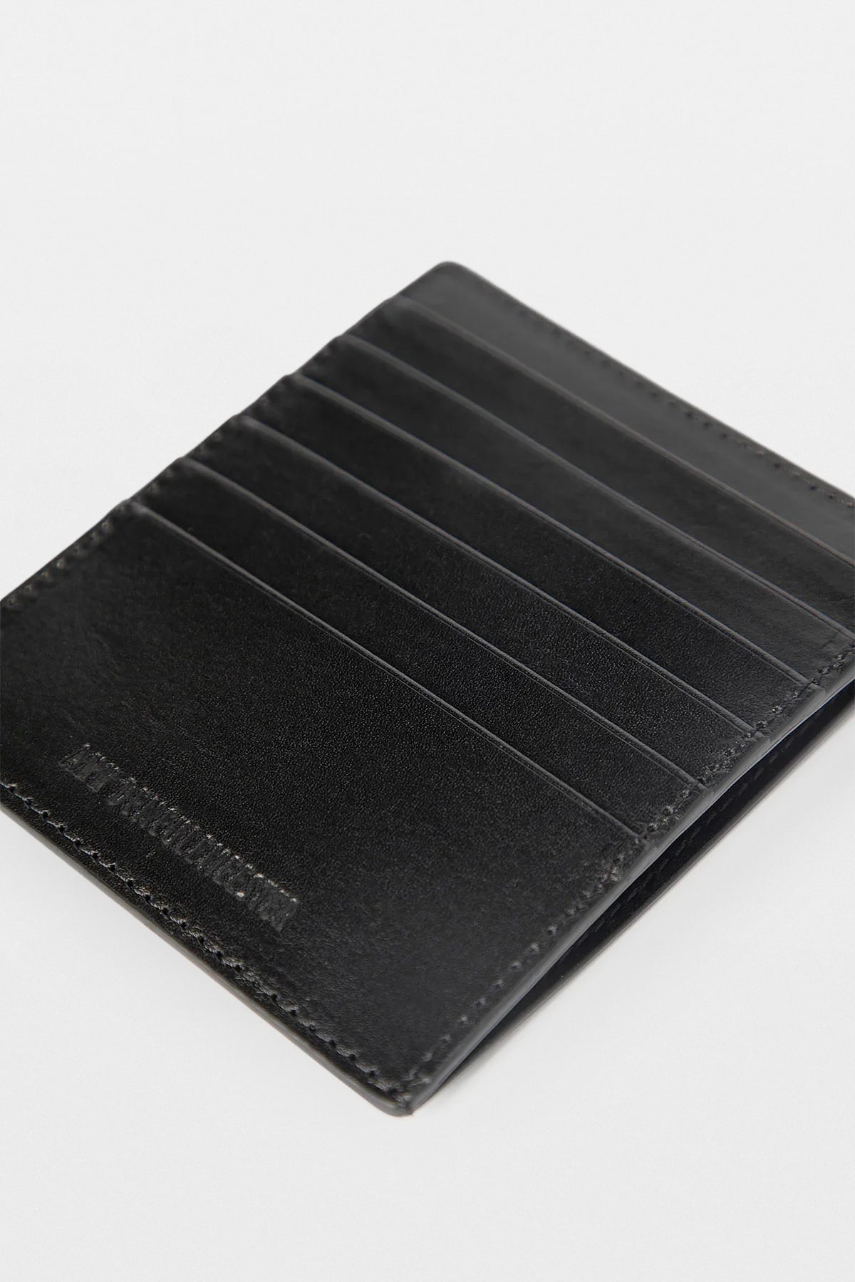 ANN DEMEULEMEESTERダークブラウン二つ折り財布 レザーウォレット ANN DEMEULEMEESTERダークブラウン二つ折り財布 レザーウォレット ANN