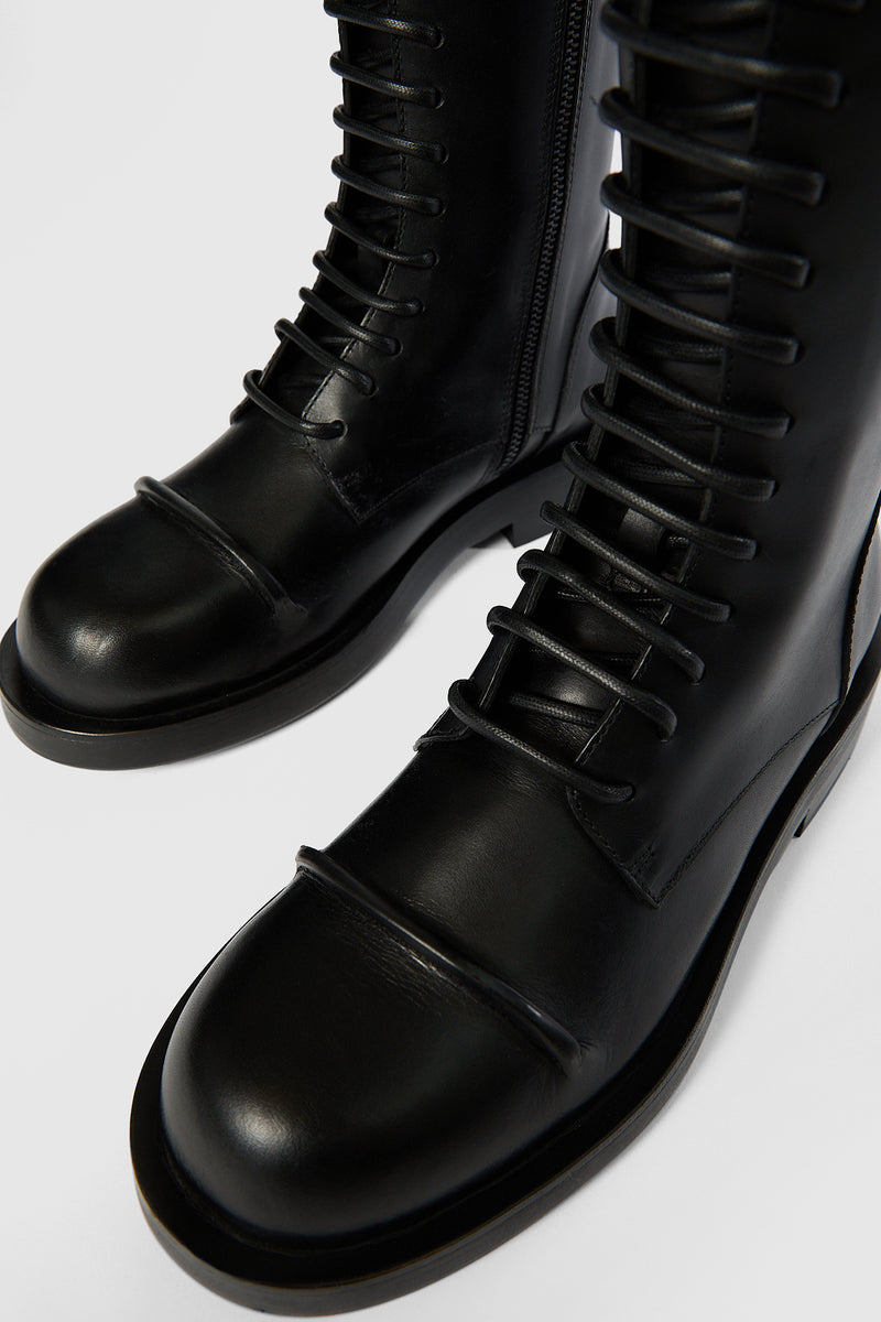 Gillian Pintuck Combat Boots