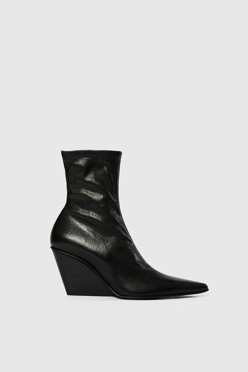 Morgan Wedge Ankle Boots