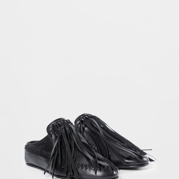 ANN DEMEULEMEESTER スラックス　ブラック　ストライプ ANN DEMEULEMEESTER スラックス ブラック ストライプ ANN