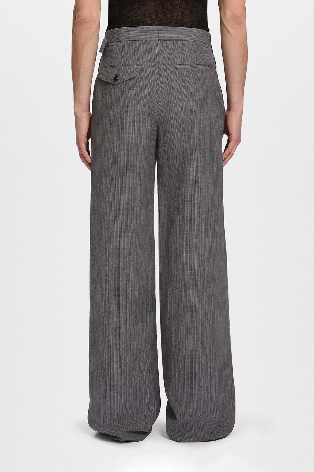Marcelino Comfort Trousers with Metal Buckle Belt