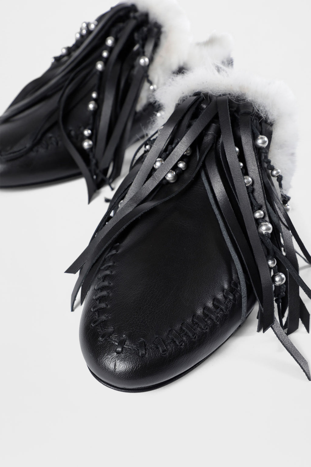 Mules à franges souples Olai 