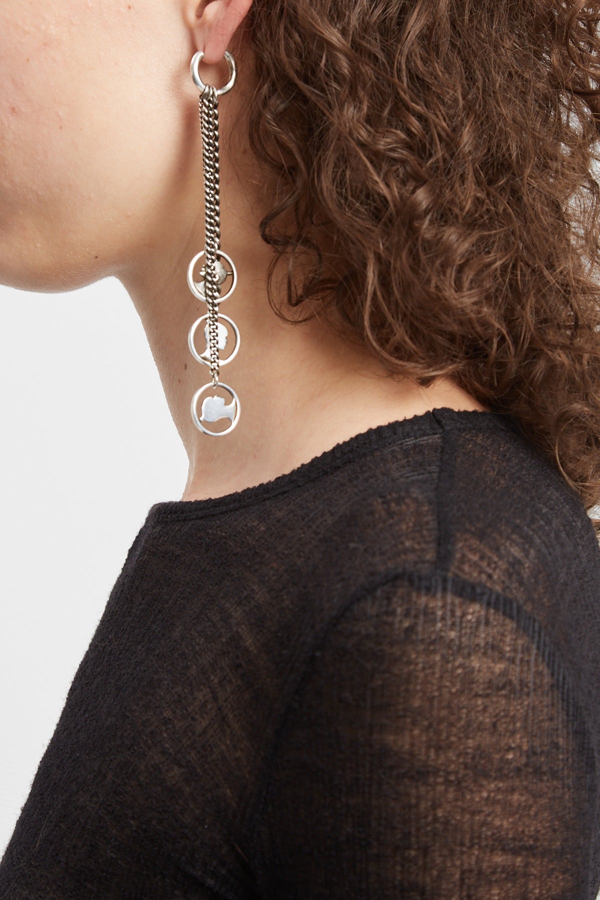 Ebby Coin Signet Earrings
