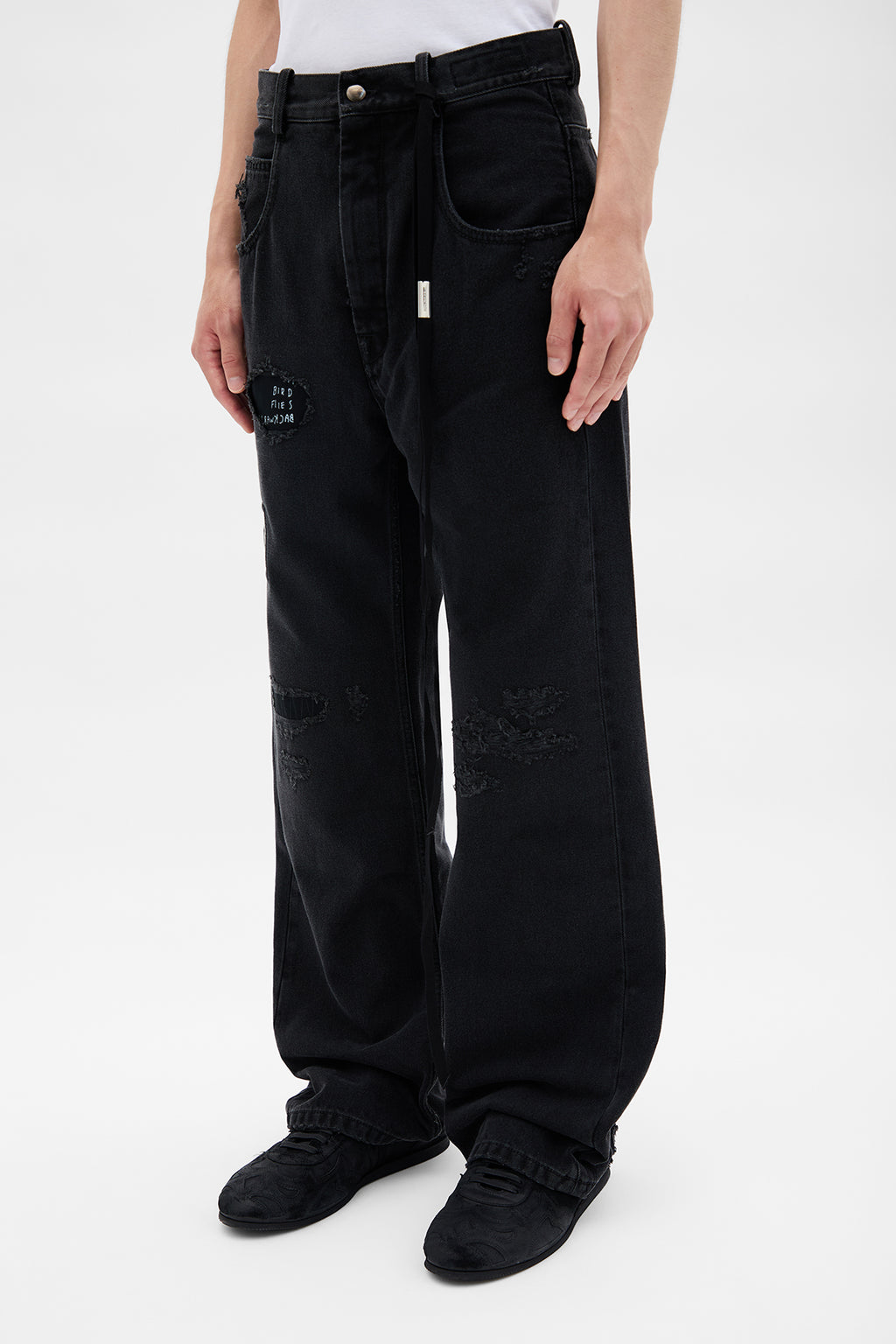 Ronald 5 Pocket Jeans with Printed Patches