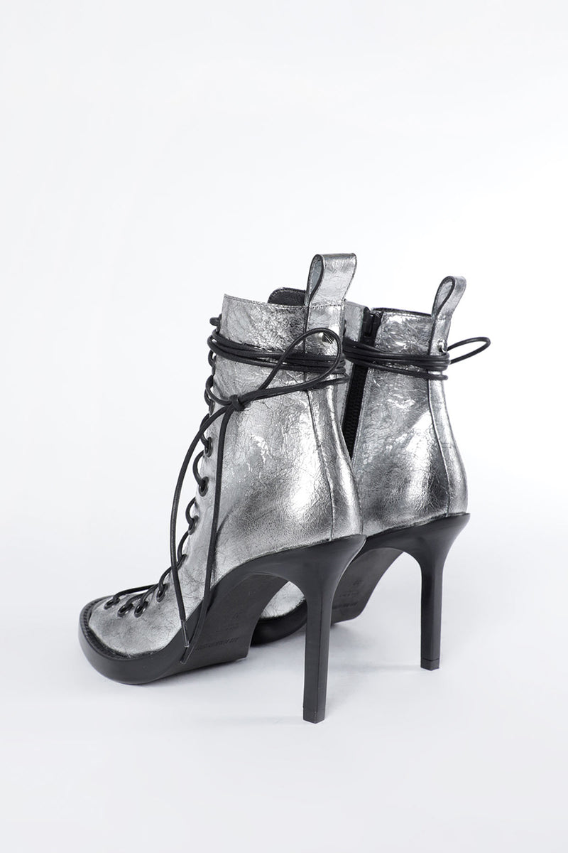 Hilla Chunky Pointed Heeled Ankle Boots – Ann Demeulemeester