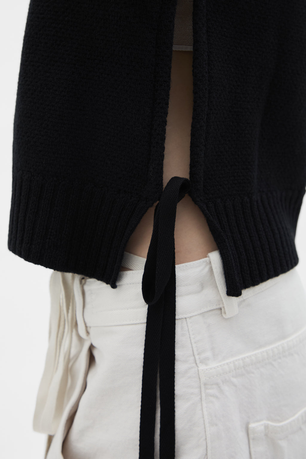 Gabriela Destroyed Seed Stitch Sweater