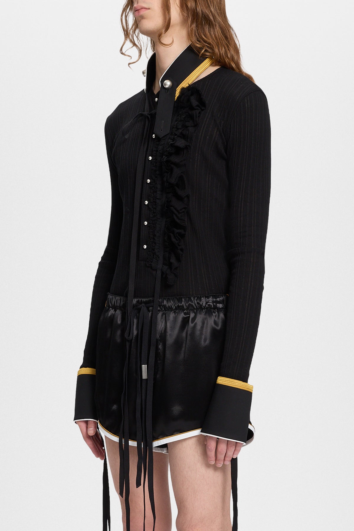 Karsten High Stand Collar Shirt – Ann Demeulemeester
