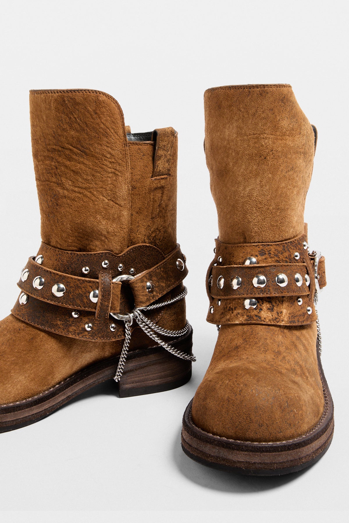 Boa Short Riding Boots with Spurs