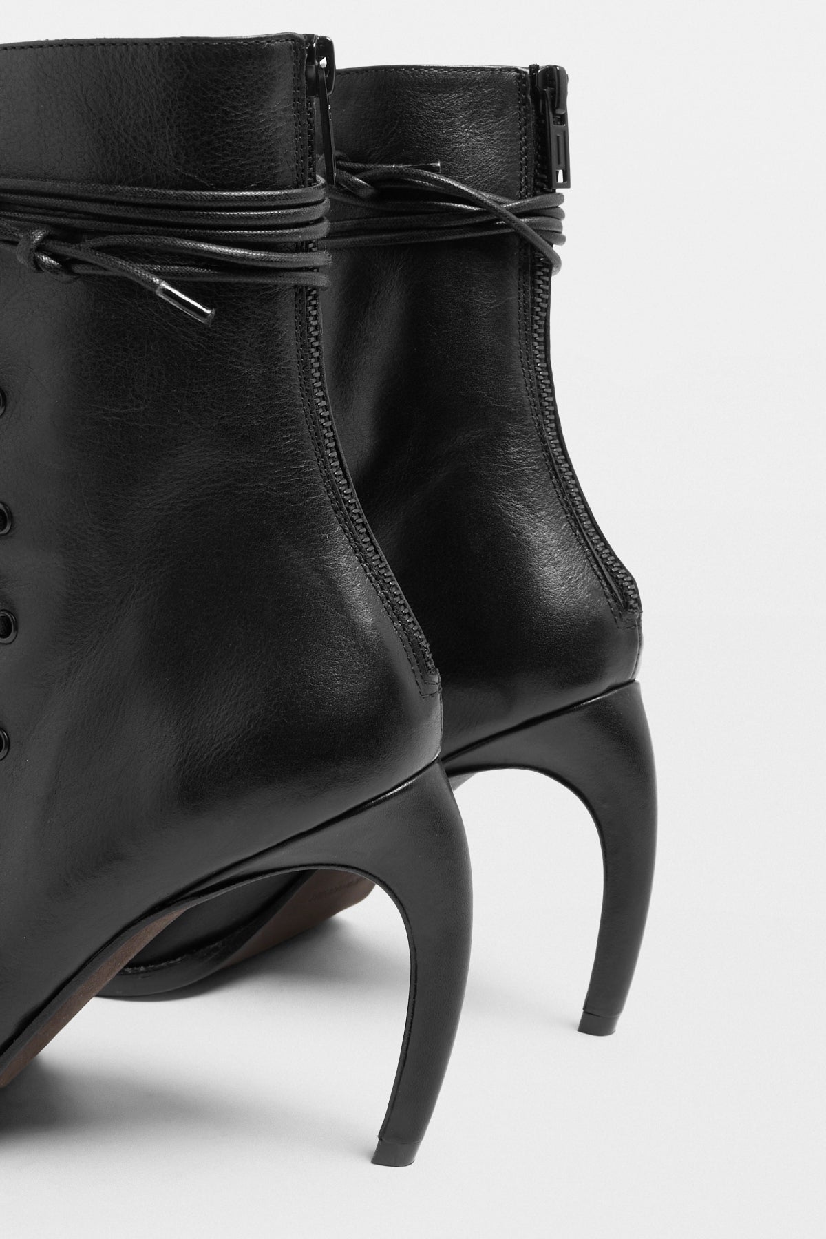 Lora Ankle Lace-Up Rose Thorn Heel Boots