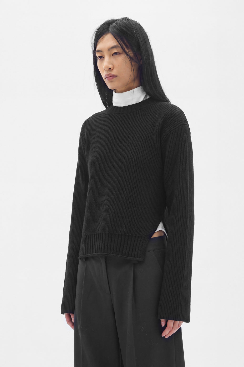 Diane Rib Crew Neck Sweater