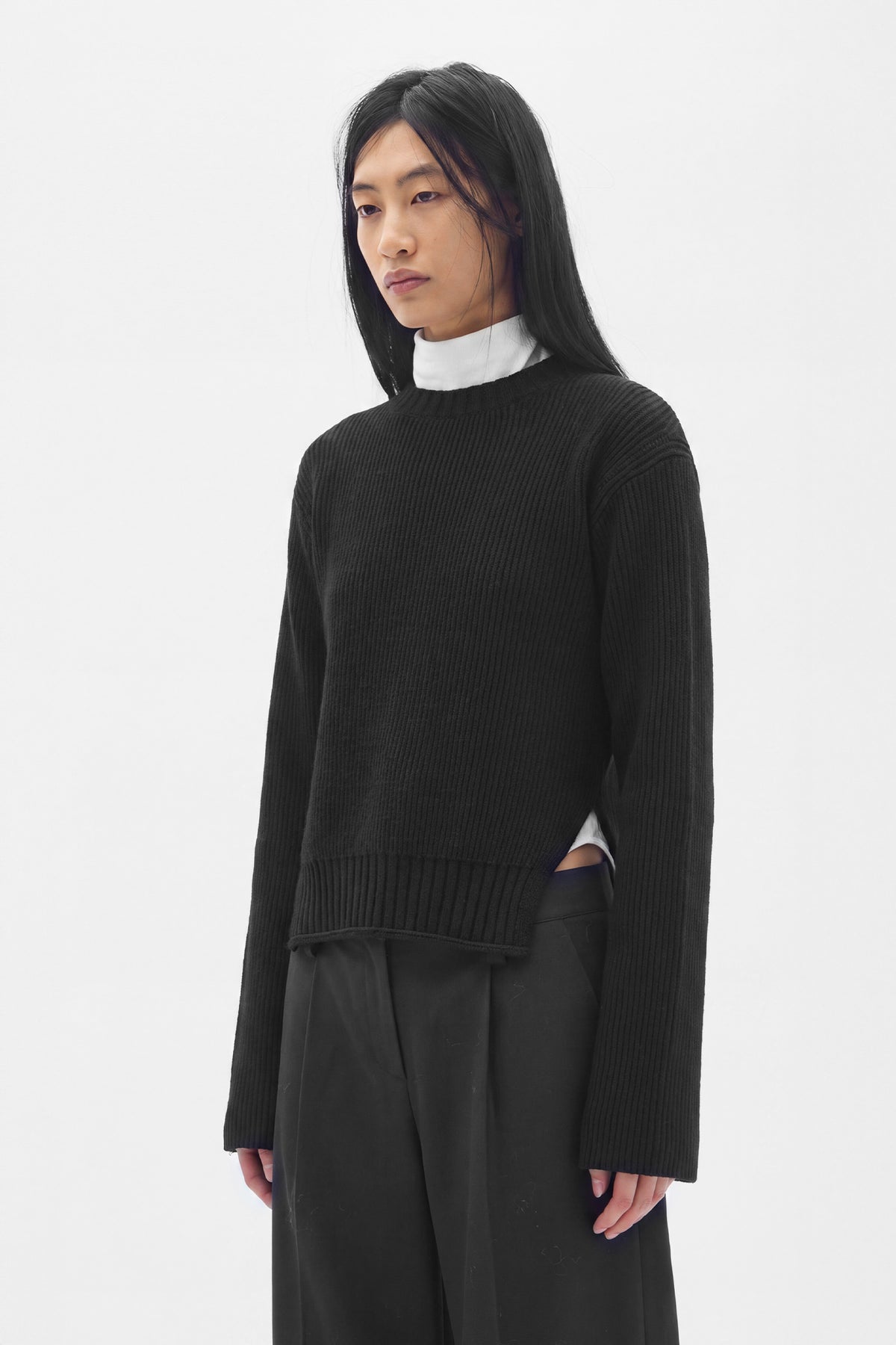 Diane Rib Crew Neck Sweater