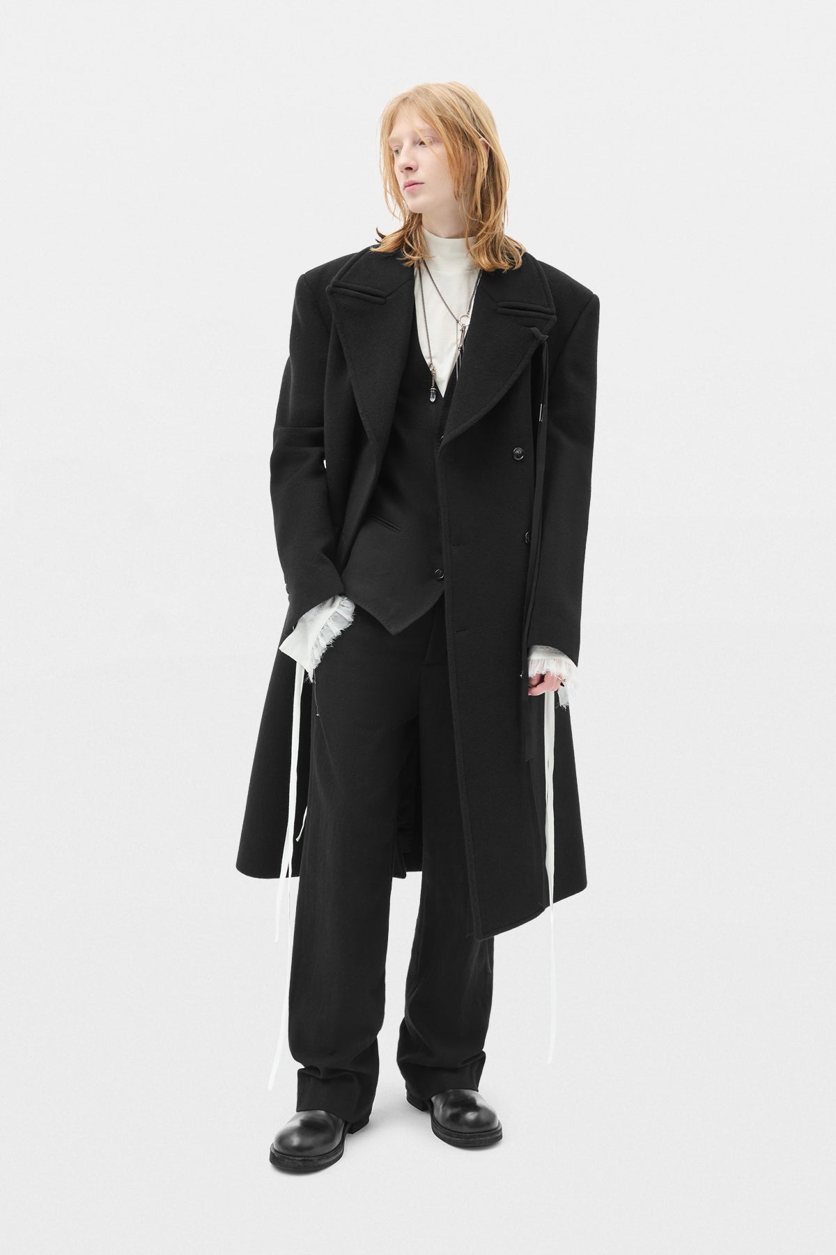 Jake High Comfort Pick Lapel Double Breasted Coat – Ann Demeulemeester