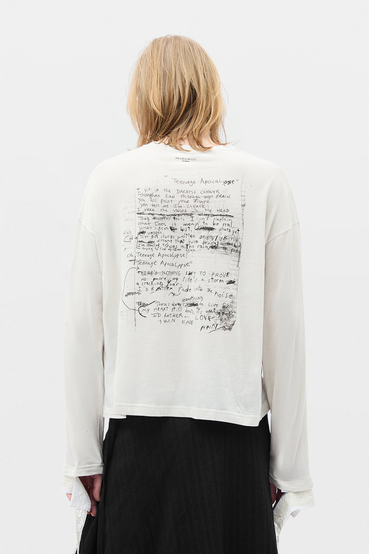 T-shirt ample Relax Fit avec "Teenage Apocalypse" 