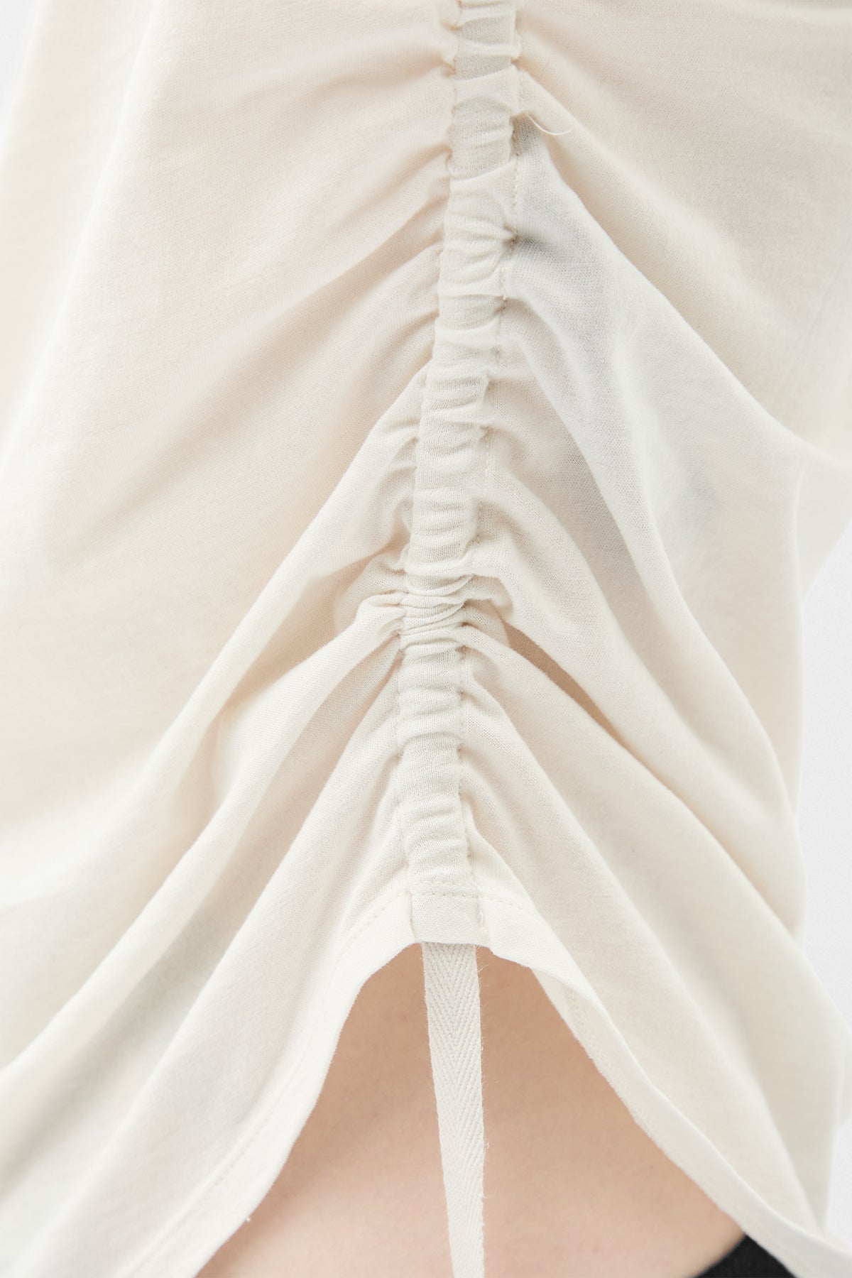 Lenart Wrinkled Mock Collar Top