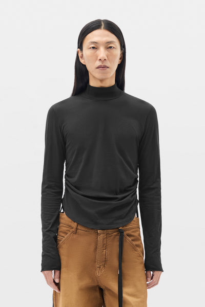 amu【新品未開封】MEER. NECK SLIT SHEER TOPS Lenart Wrinkled Mock Collar Top – Ann Demeulemeester