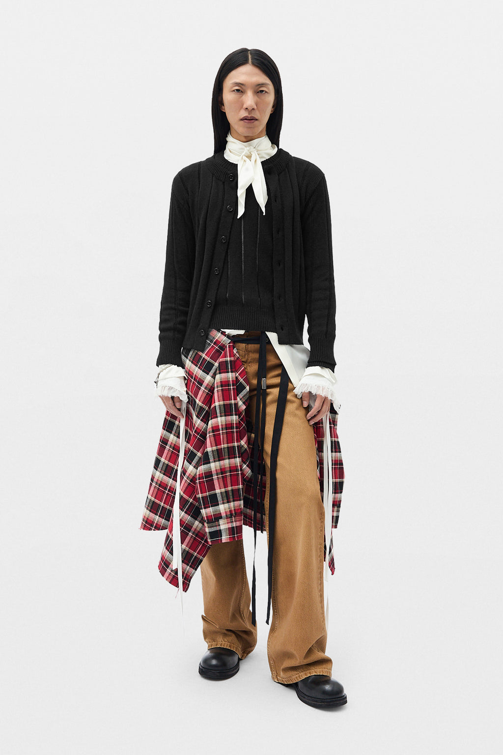 Natel Brushed Rib Cardigan