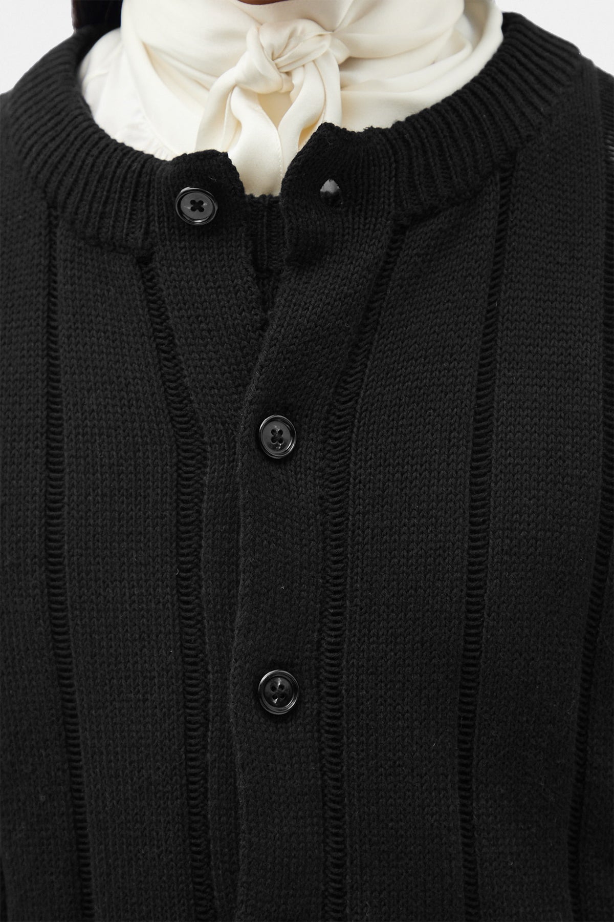 Natel Brushed Rib Cardigan
