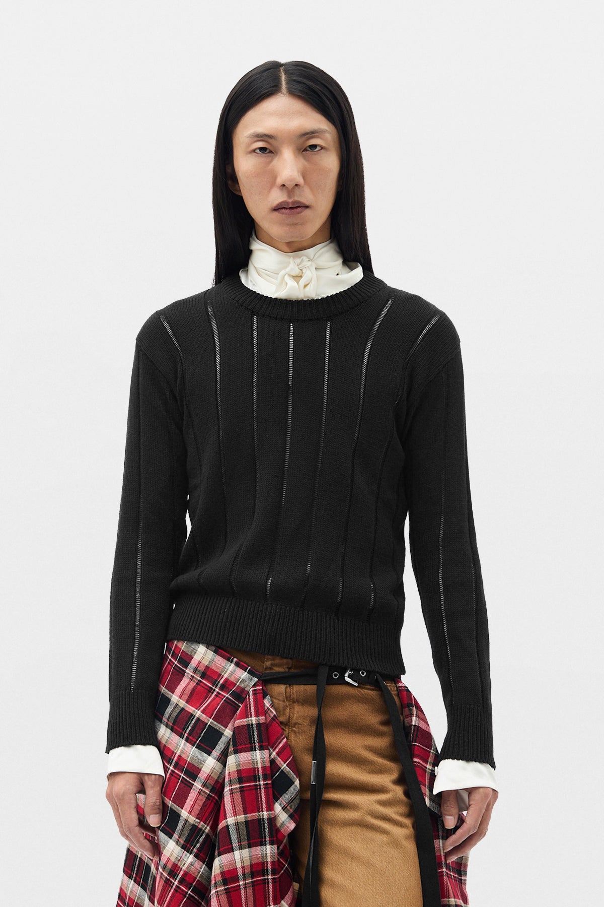 Rikki Brushed Rib Crew Neck Sweater