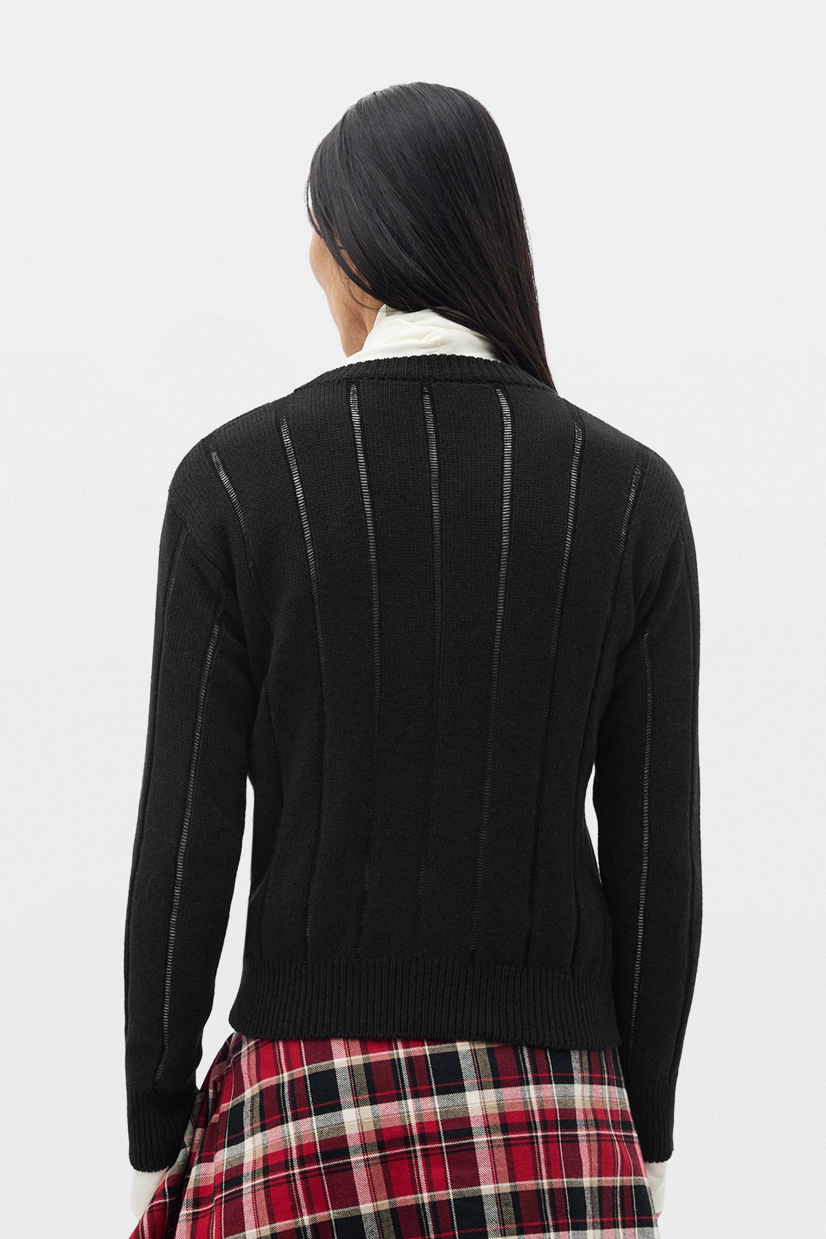 Rikki Brushed Rib Crew Neck Sweater