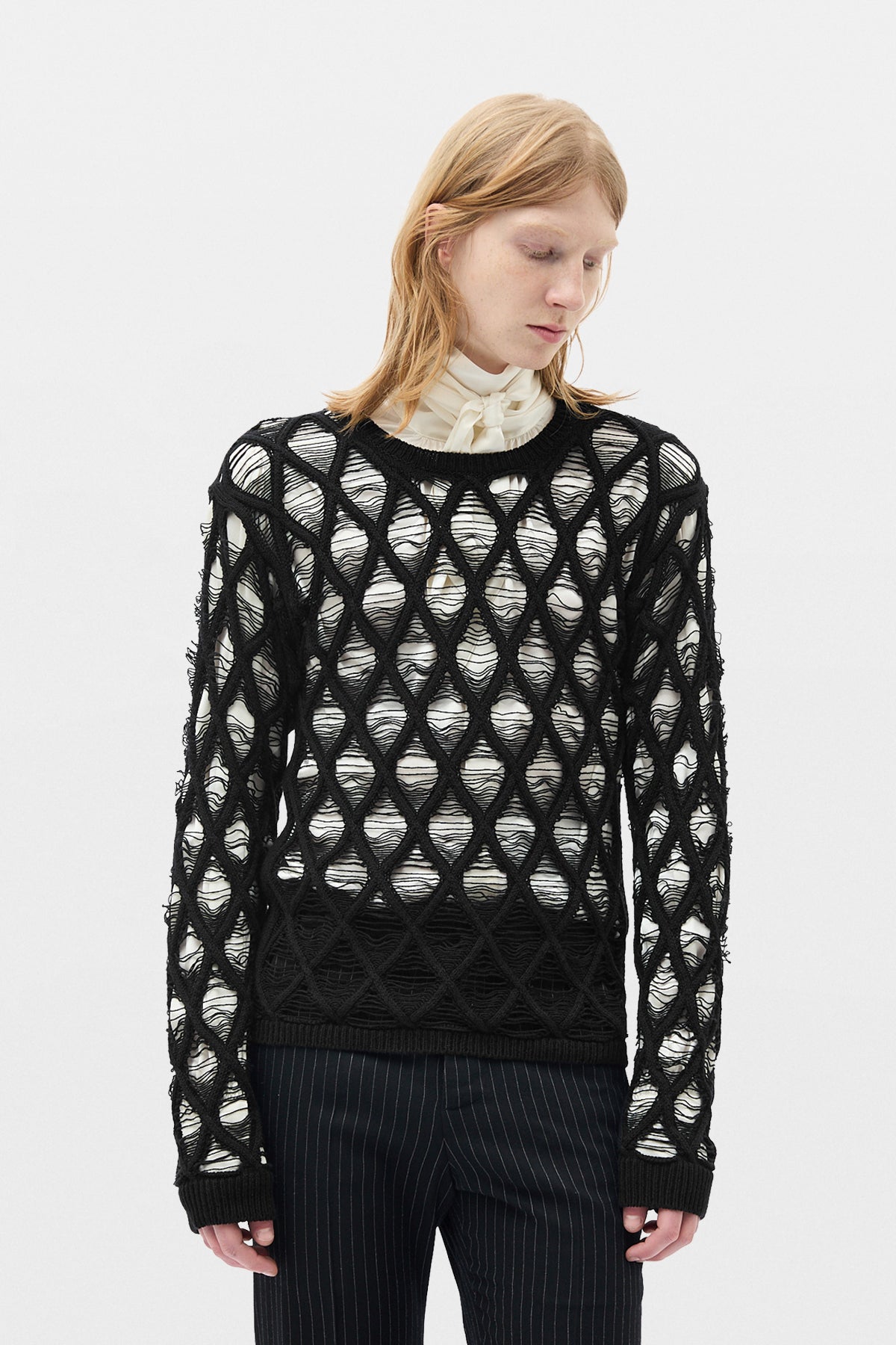Carlos Diamond Stitch Sweater