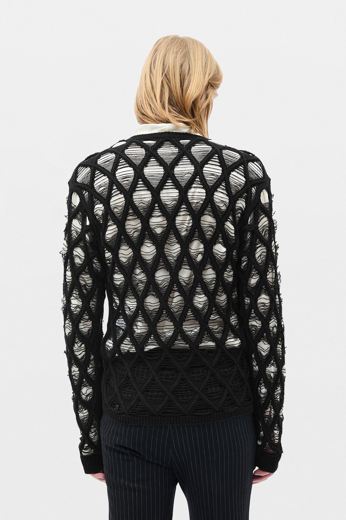 Carlos Diamond Stitch Sweater – Ann Demeulemeester