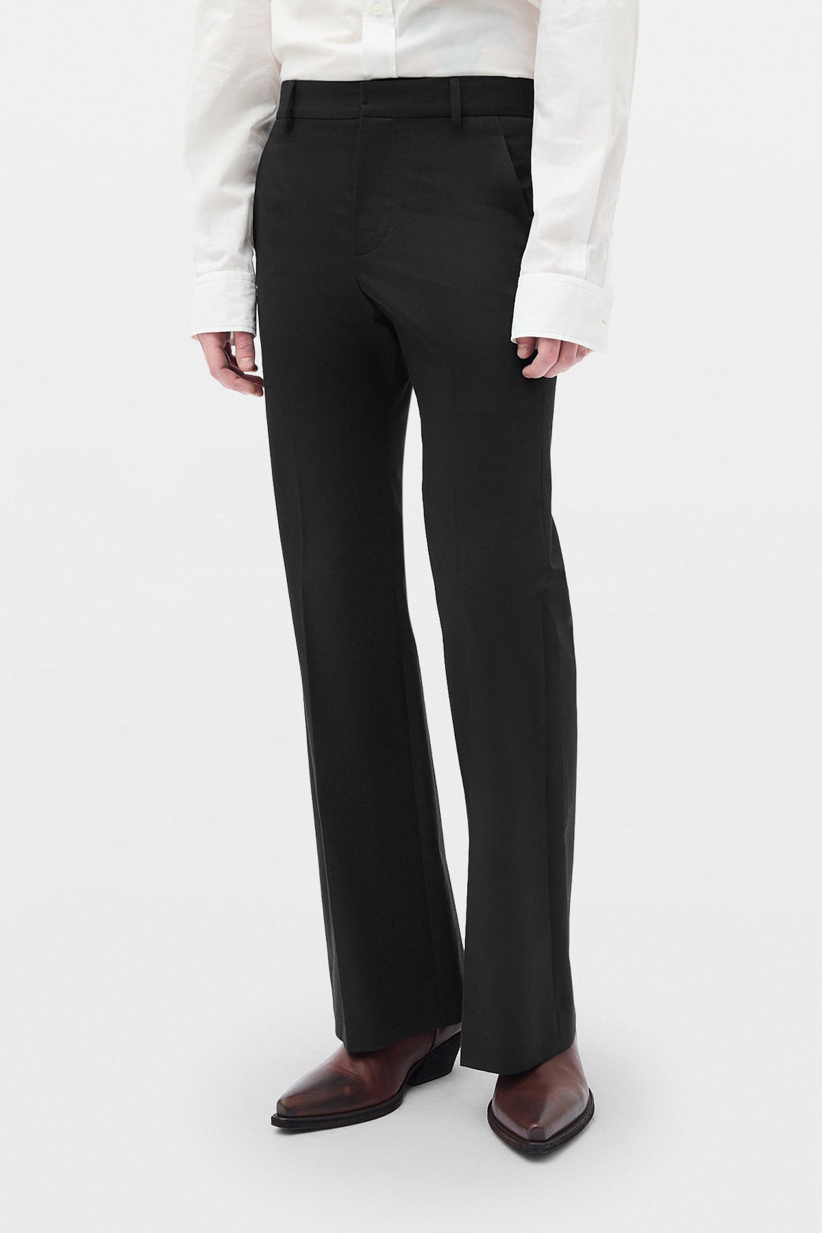 Pantalon évasé raccourci Stefan 