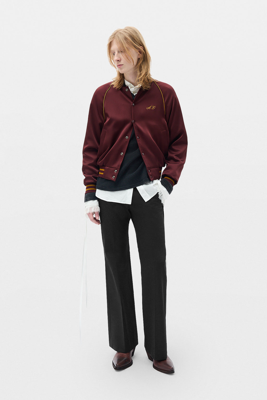 Pantalon évasé raccourci Stefan 