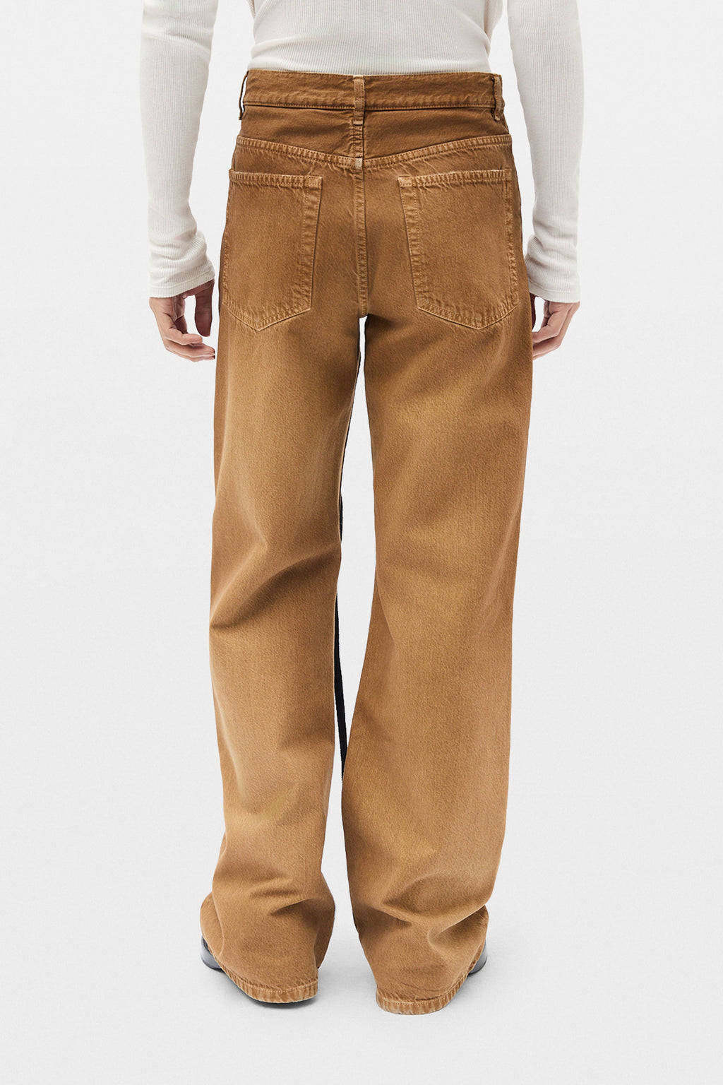 Modest 5-Pockets Relaxed Flared Trousers