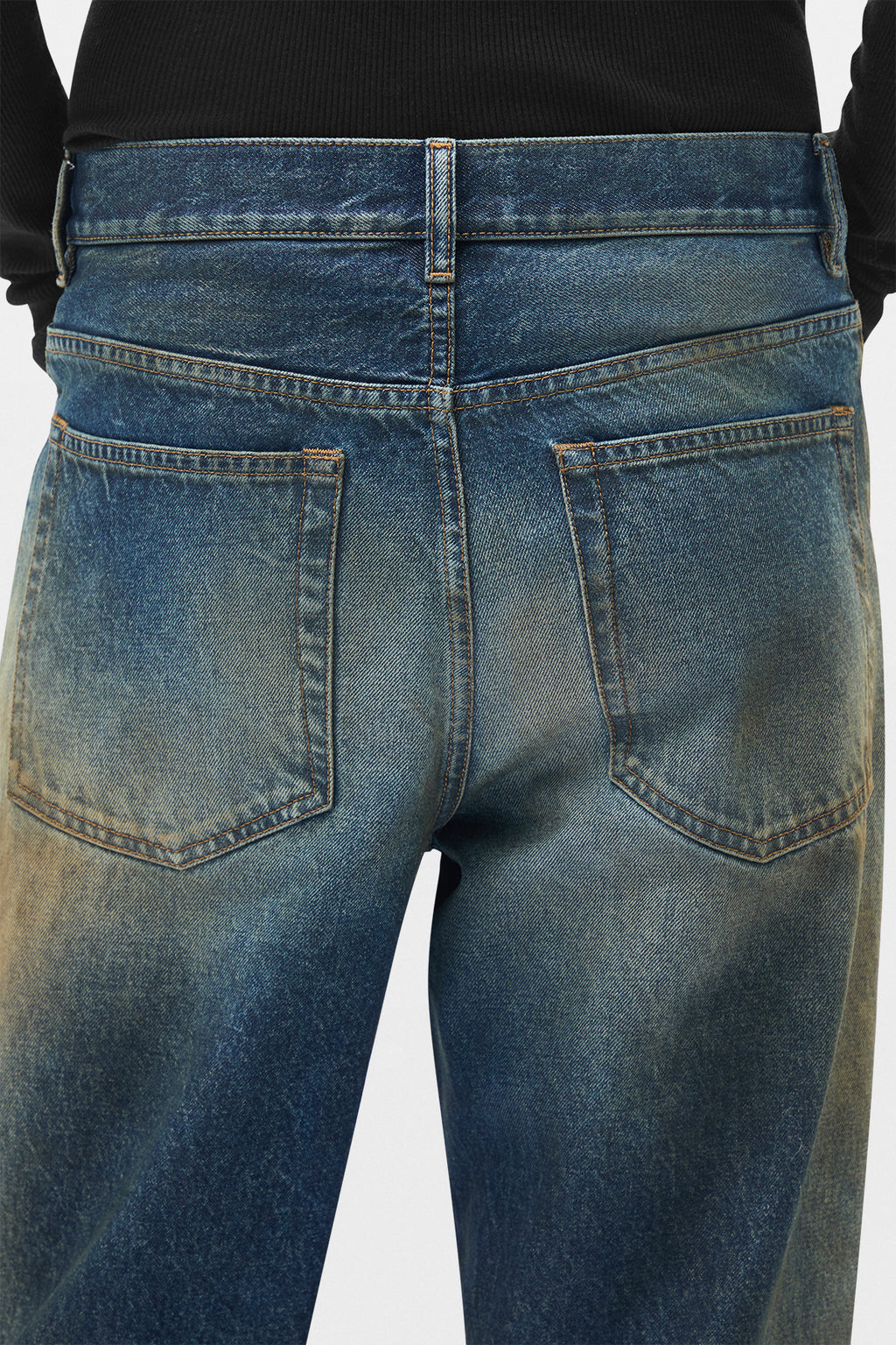 Pantalon évasé décontracté à 5 poches modeste 