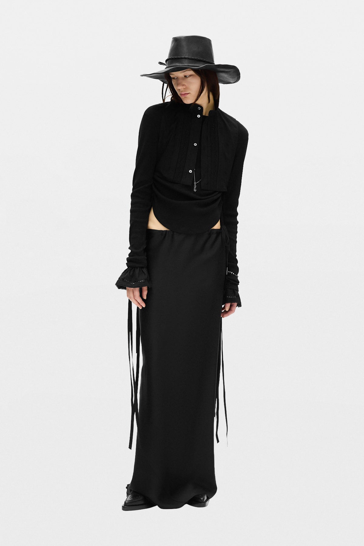 Moni Plastron Top avec côtés ouverts 