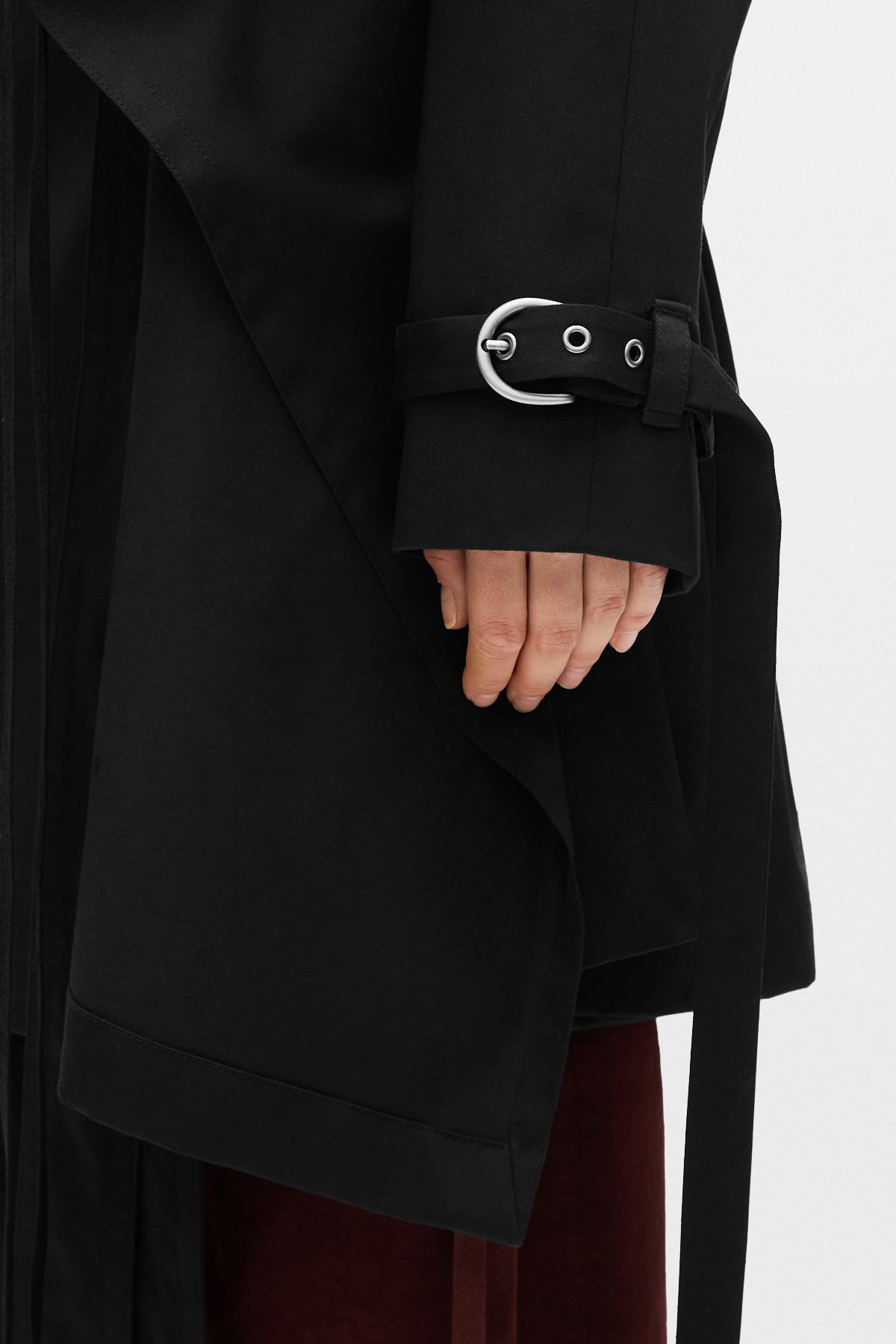Reppa Draped Trench Coat