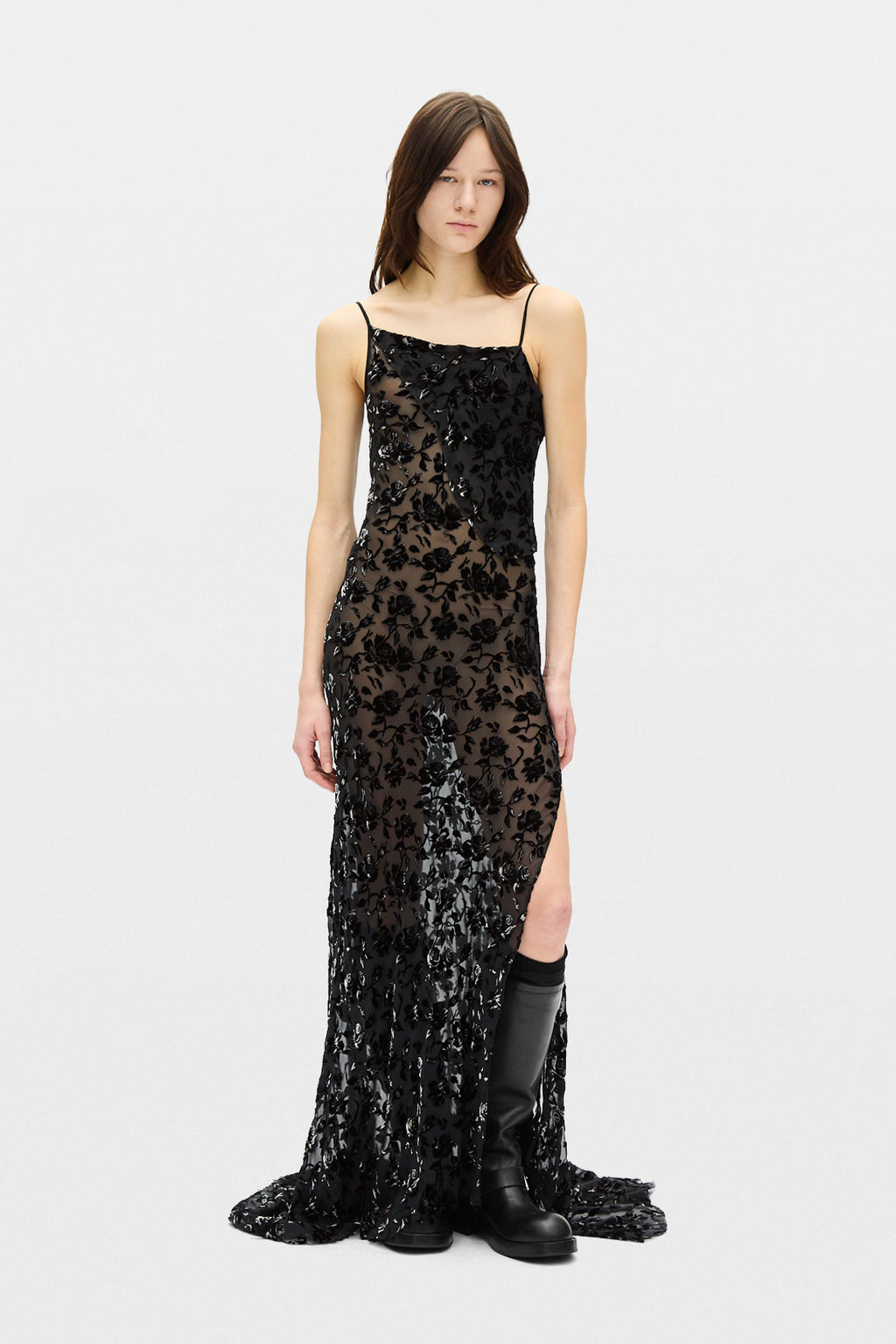 The Aaricia Long Bias Slip Dress