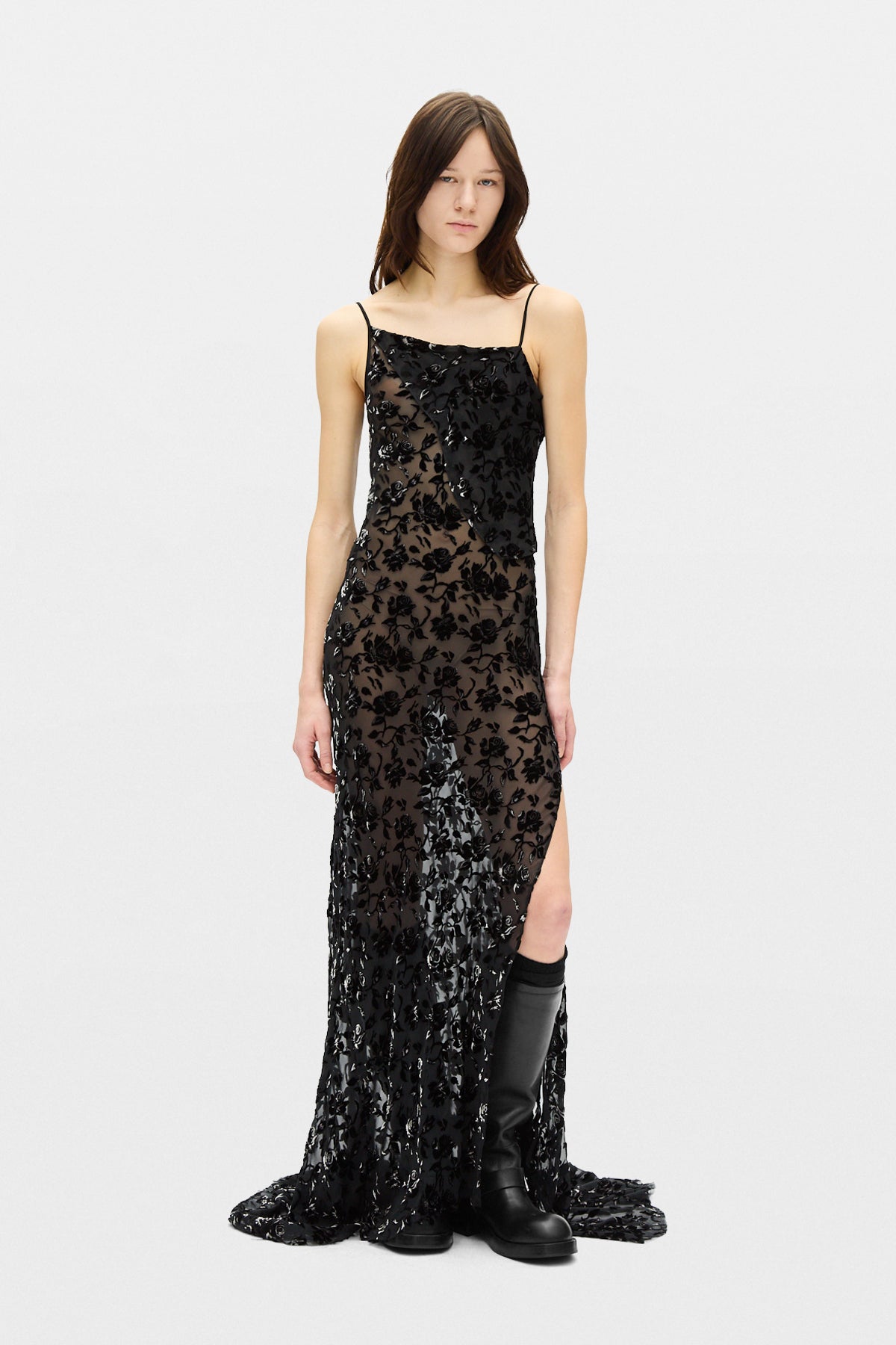 The Aaricia Long Bias Slip Dress