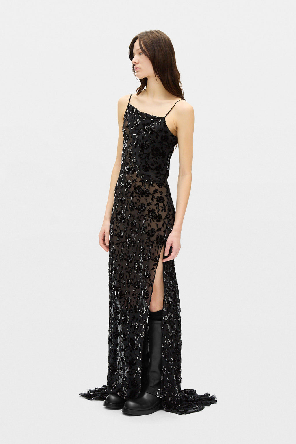 The Aaricia Long Bias Slip Dress