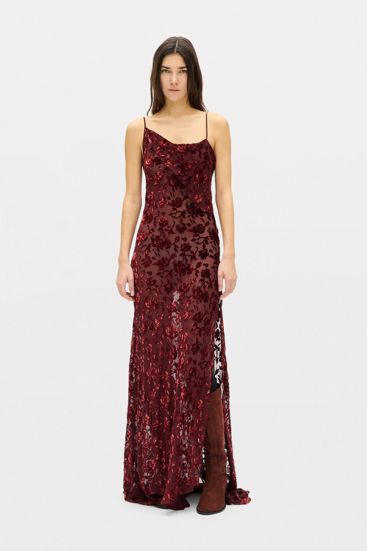 Robe nuisette longue biais Aaricia 