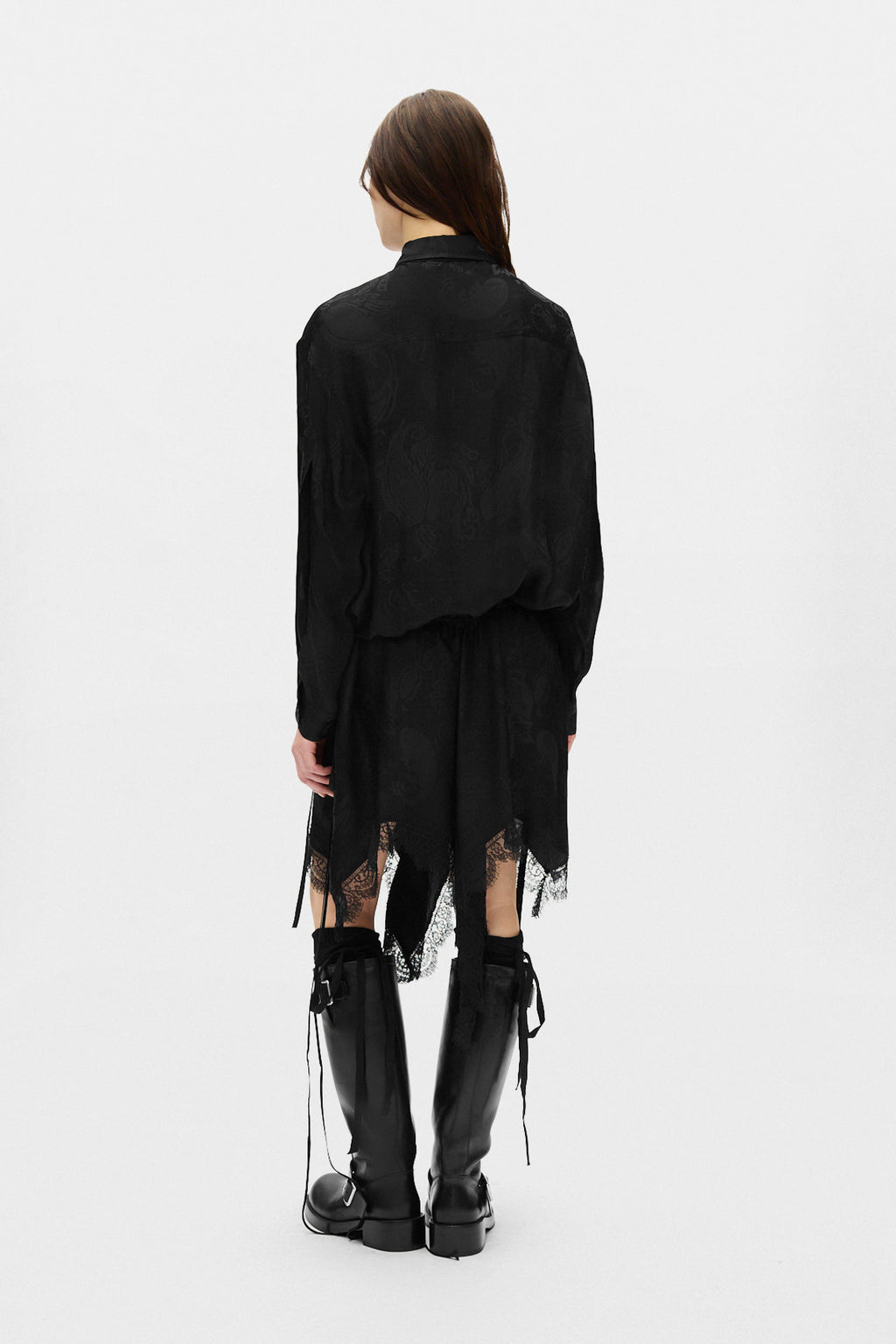 Robe à jupe panneau Zakea avec détail en dentelle 