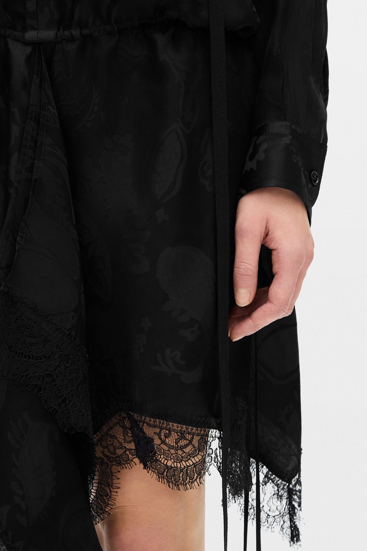 Robe à jupe panneau Zakea avec détail en dentelle 