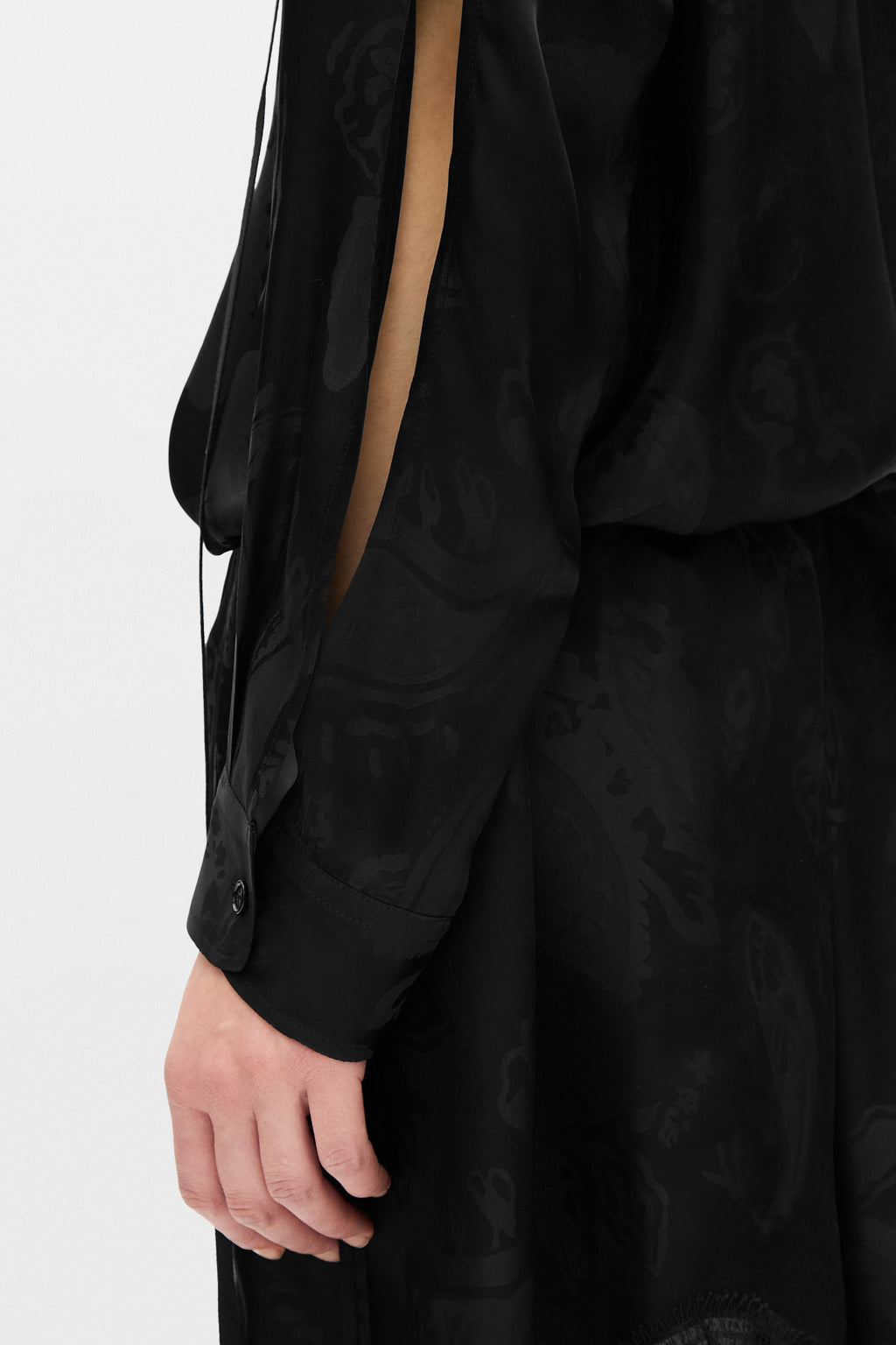 Robe à jupe panneau Zakea avec détail en dentelle 
