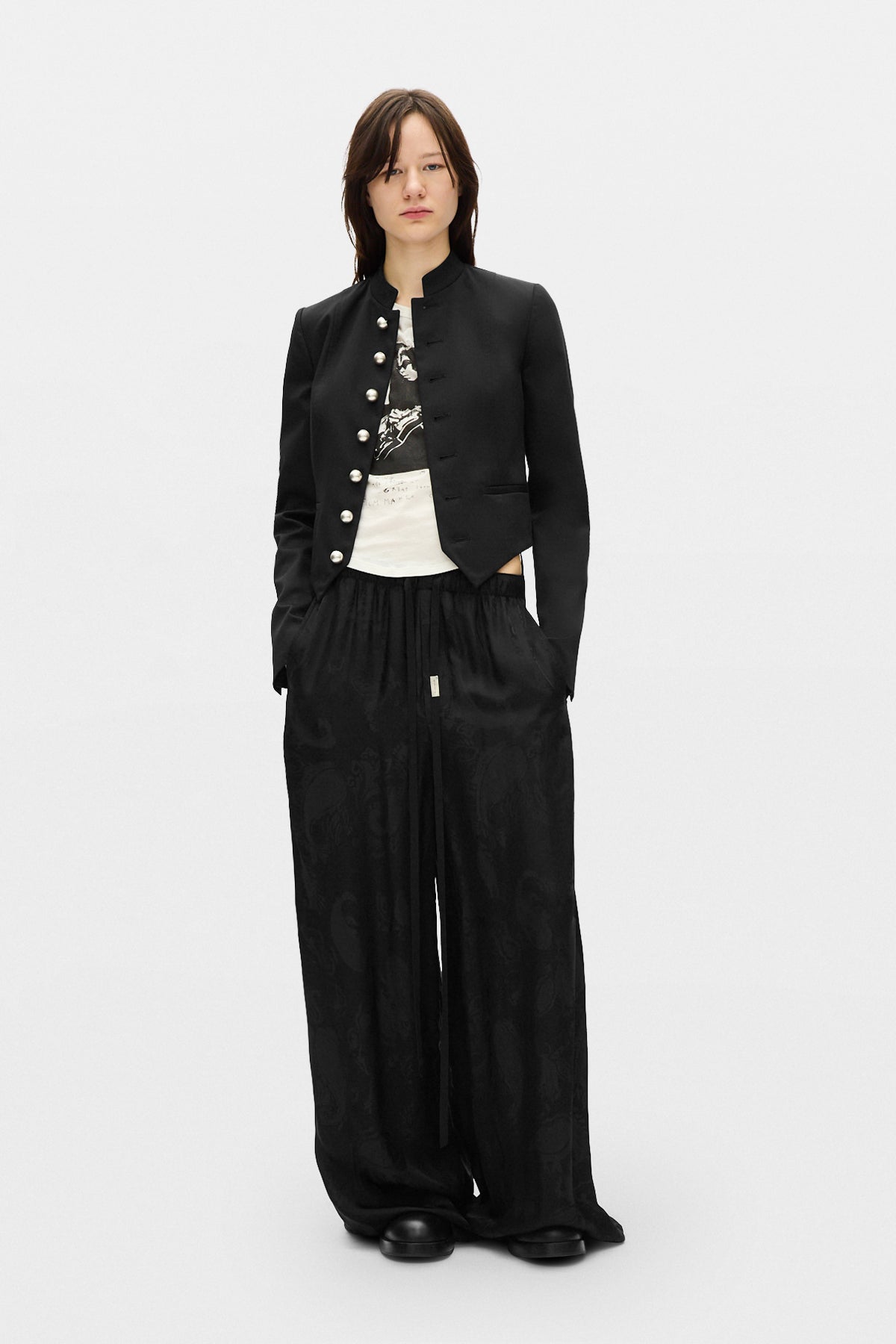 Bab Stand Collar Blouson